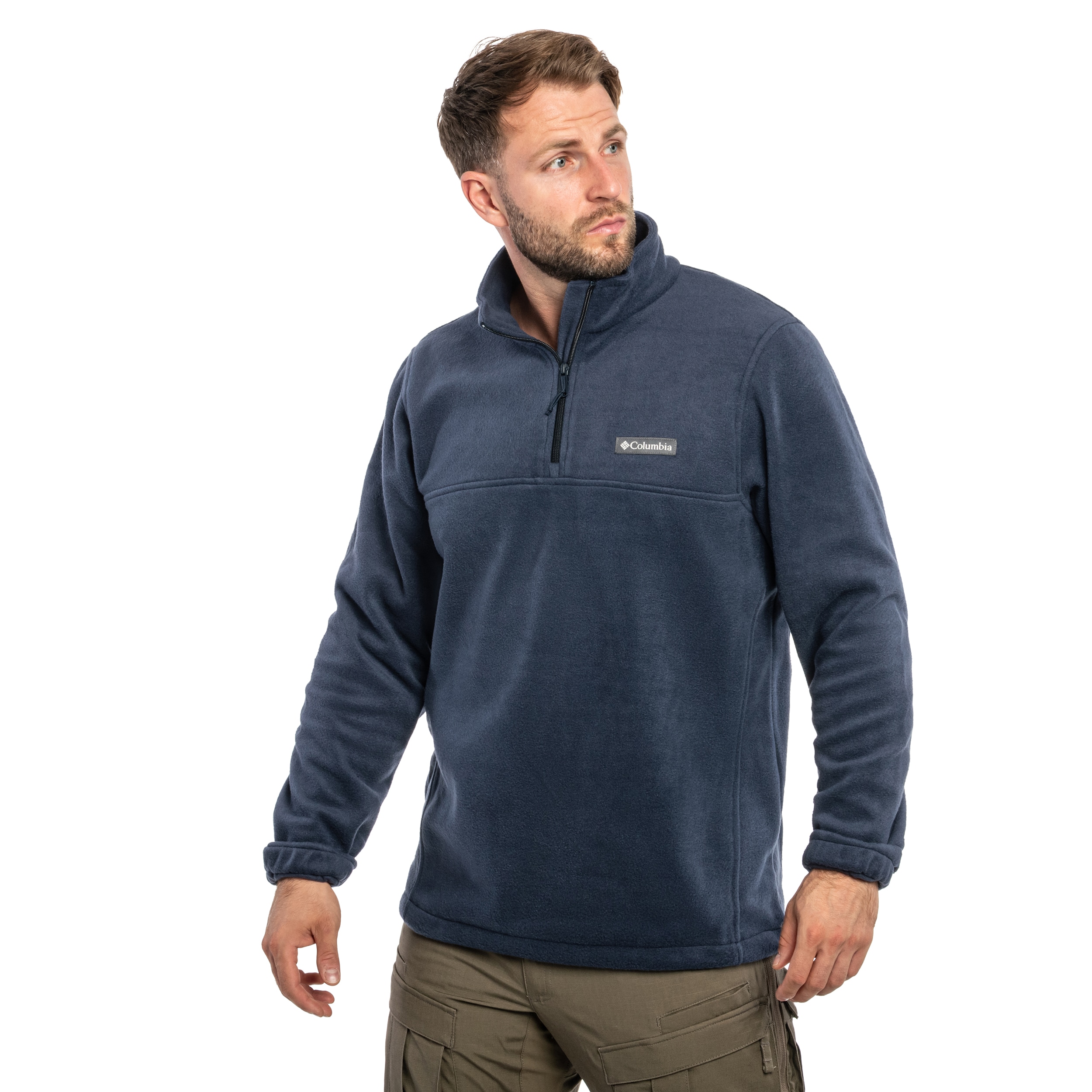 Polar Columbia Steens Mountain Half Zip Fleece Pullover - Collegiate Navy