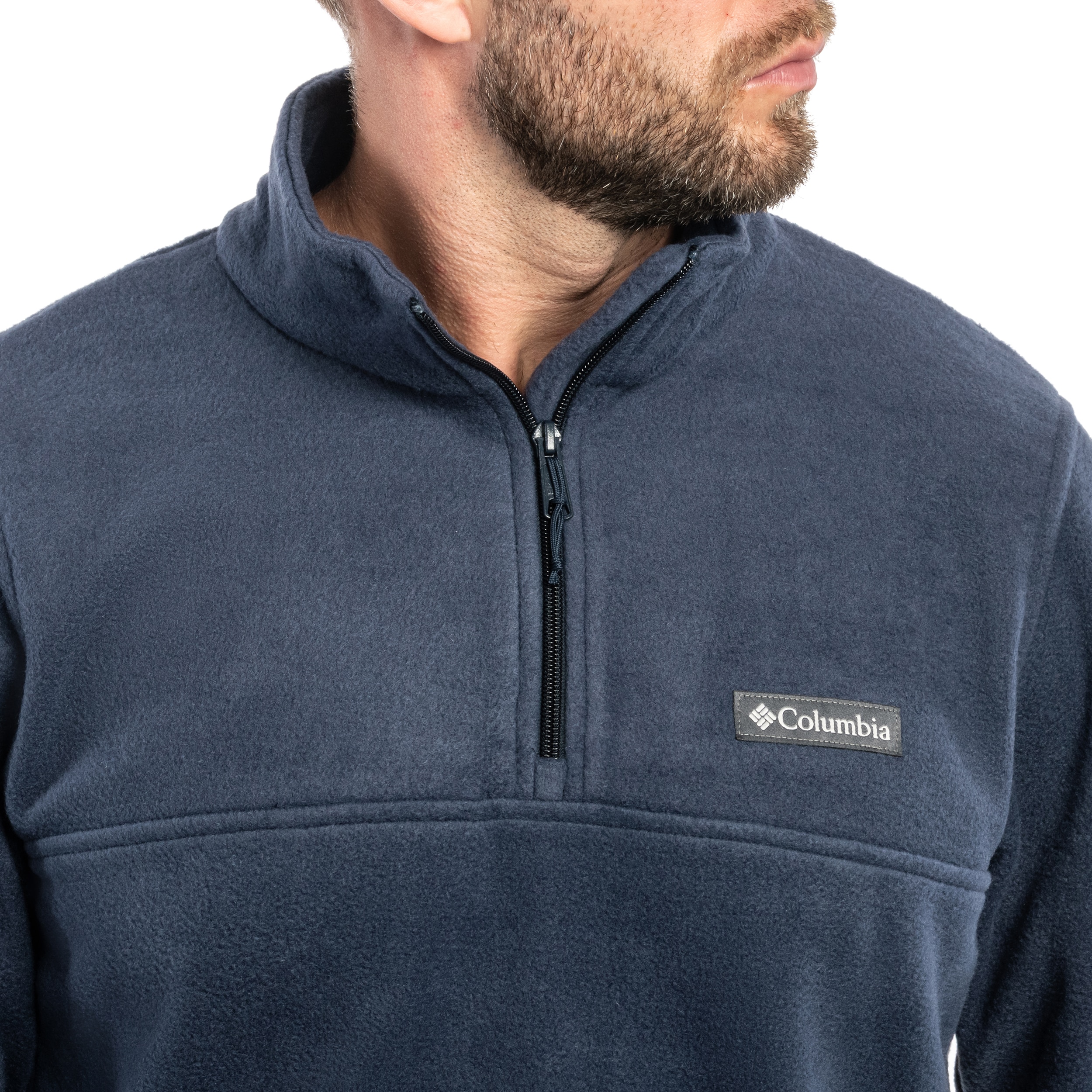 Polar Columbia Steens Mountain Half Zip Fleece Pullover - Collegiate Navy