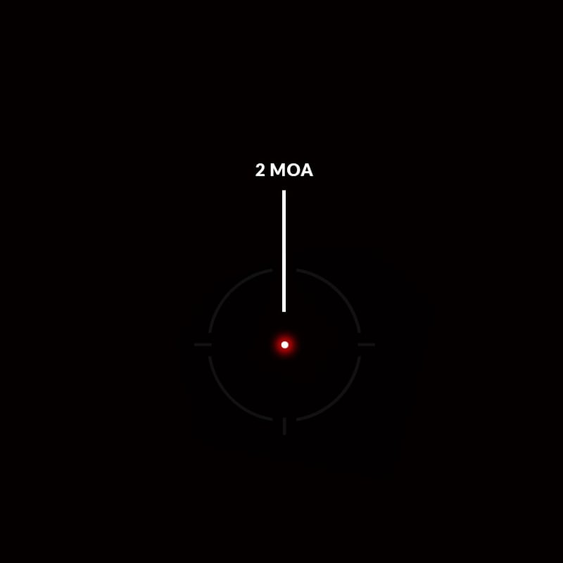 Holosun Aro Evo Red Dot Sight 2 MOA Solar Panel - Black