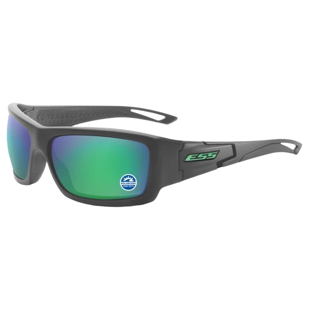 Okulary taktyczne ESS Credence Polarized - Matte Carbon/Mirrored Green