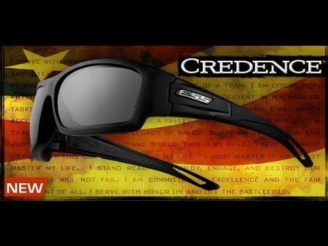 Okulary taktyczne ESS Credence - Carbon Gray/Mirrored Brass