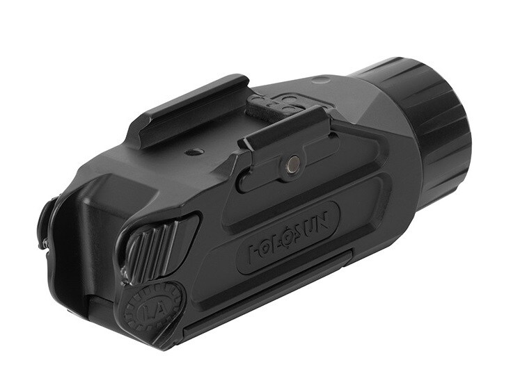 Latarka na broń z celownikiem laserowym Holosun P.ID Plus Green Laser Black - 900 lumenów
