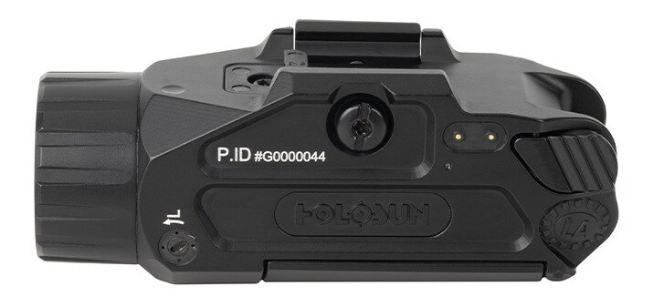 Latarka na broń z celownikiem laserowym Holosun P.ID Plus Green Laser Black - 900 lumenów