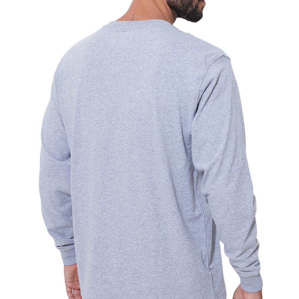 Carhartt Heavyweight Longsleeve Pocket Shirt - Heather Grey