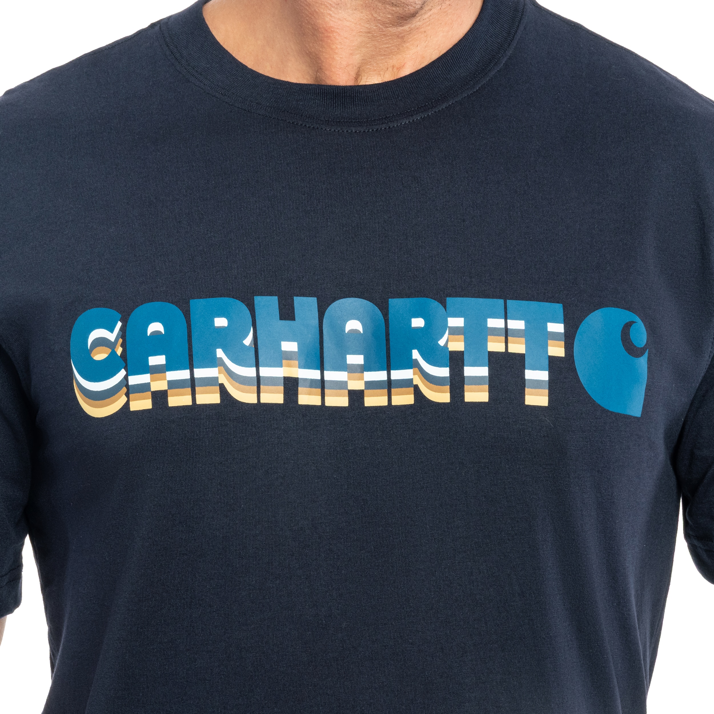Carhartt Irvine Layered T-Shirt - Navy