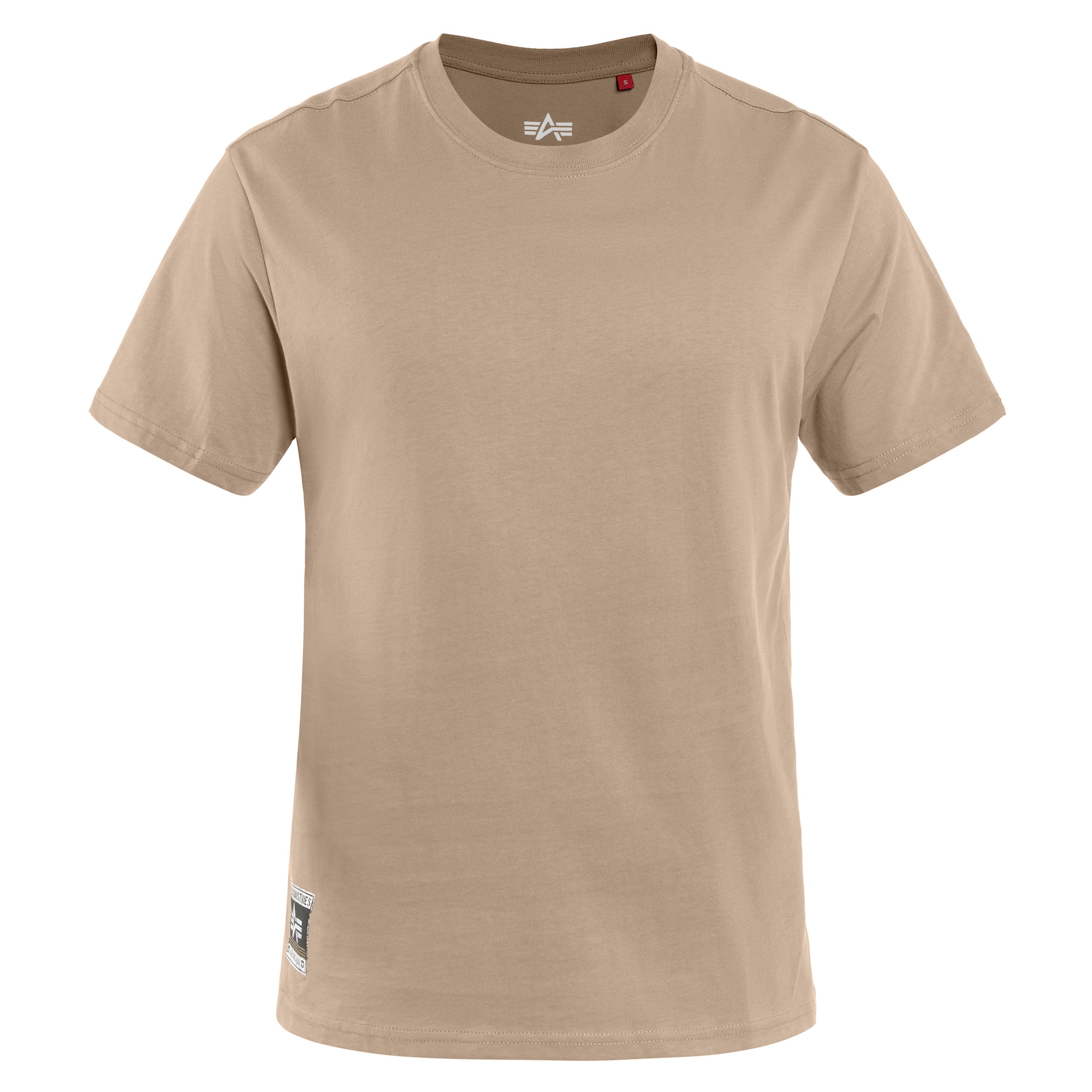 Koszulka T-shirt Alpha Backprint Vintage Panel - Vintage Sand