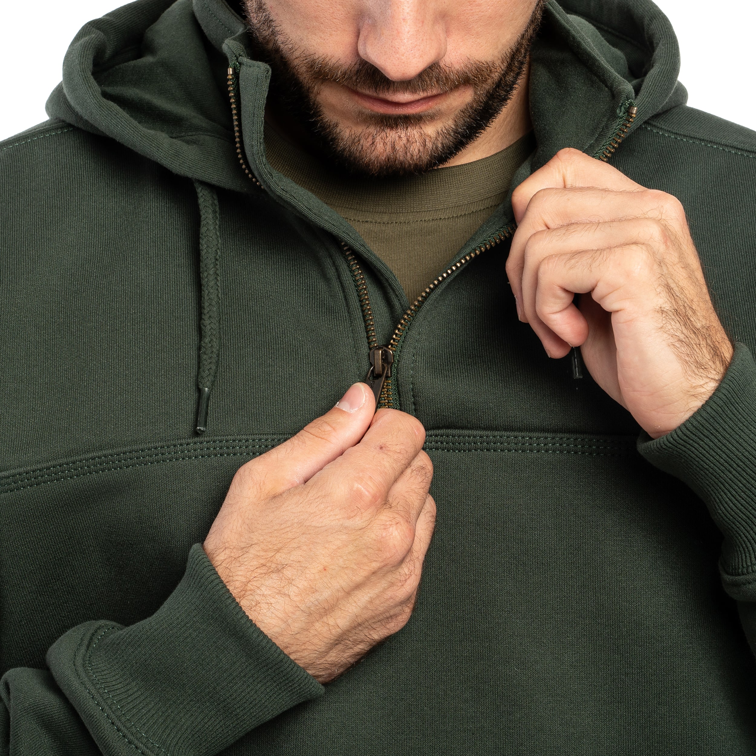 Bluza Carhartt Rain Defender Heavyweight Half Zip - Forestry Green