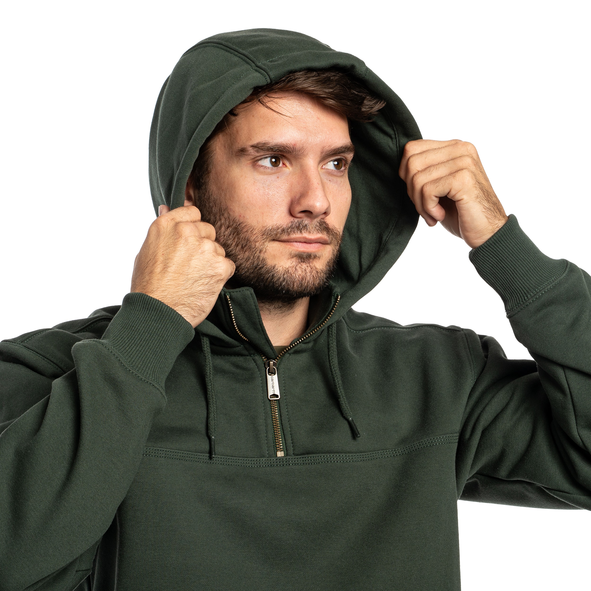 Bluza Carhartt Rain Defender Heavyweight Half Zip - Forestry Green