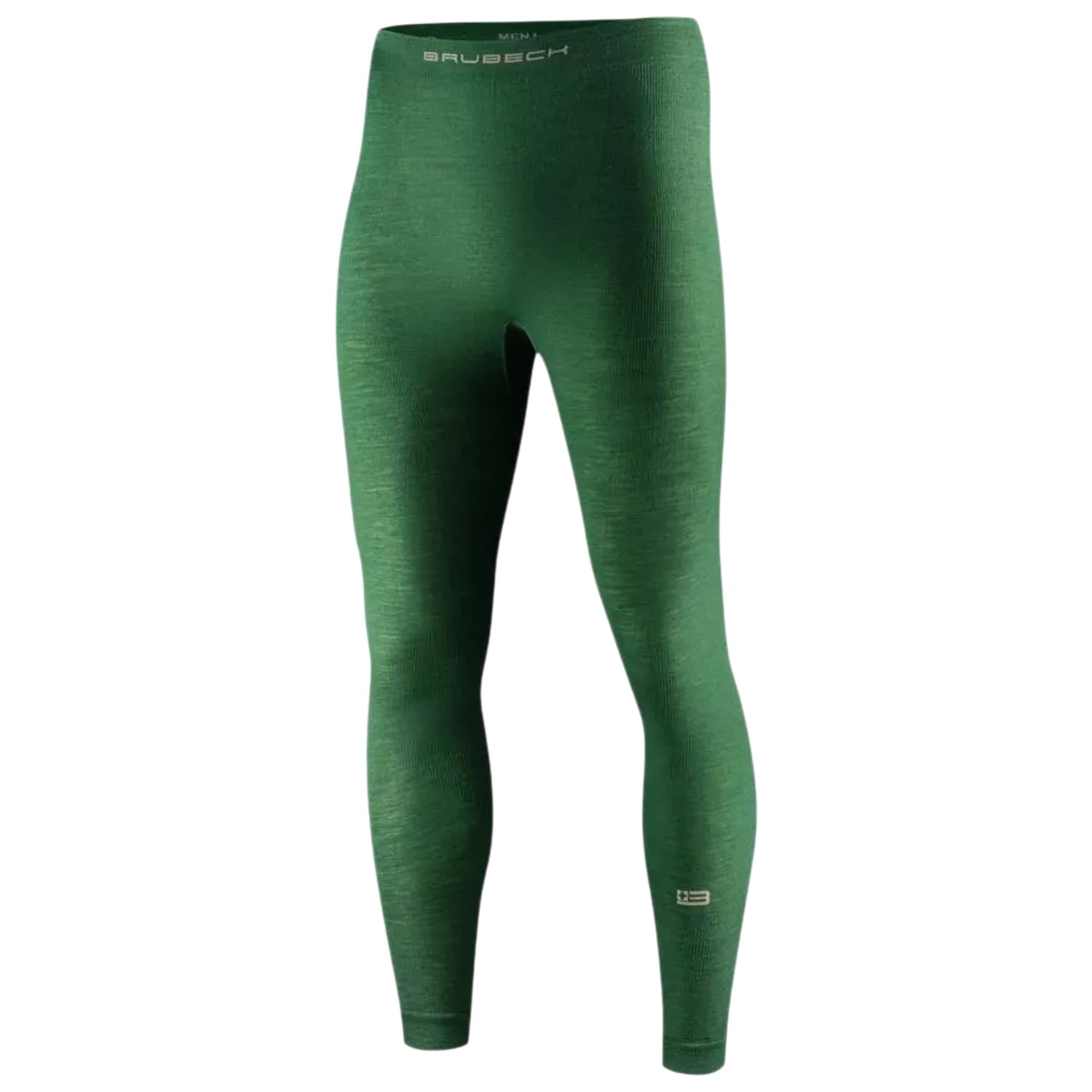 Legginsy termoaktywne Brubeck Active Merino V2 - Zielone