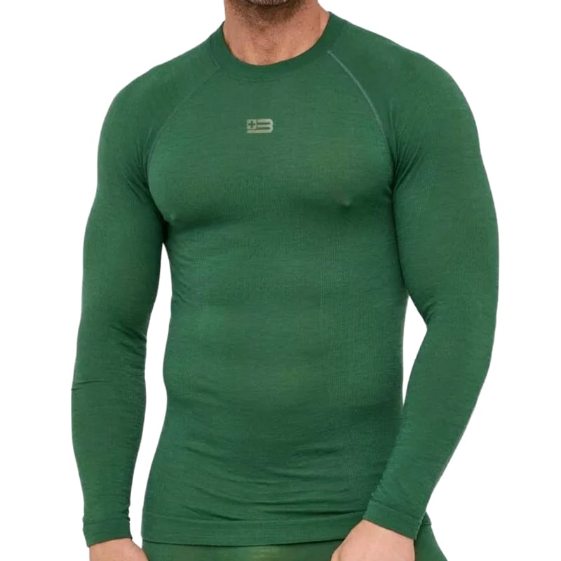 Koszulka termoaktywna Brubeck Active Merino - Zielony