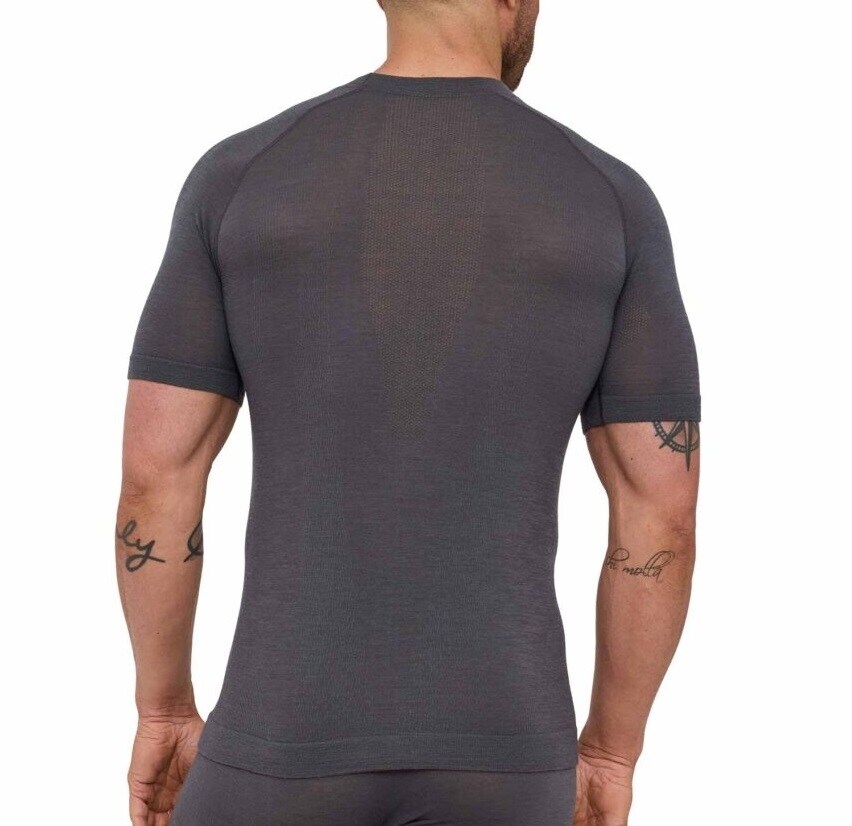Термофутболка Brubeck Active Merino - Графітова