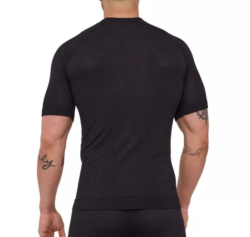 Термофутболка Brubeck Active Merino - Чорна