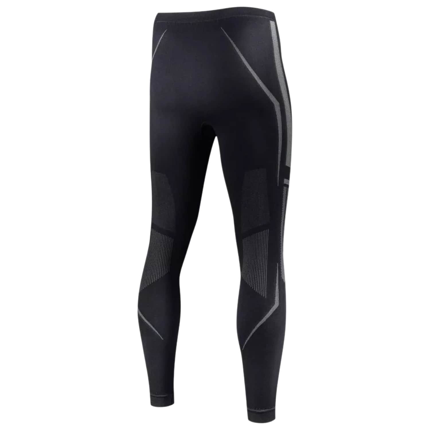 Legginsy termoaktywne męskie Brubeck Dry V2 - Czarne/Grafitowe