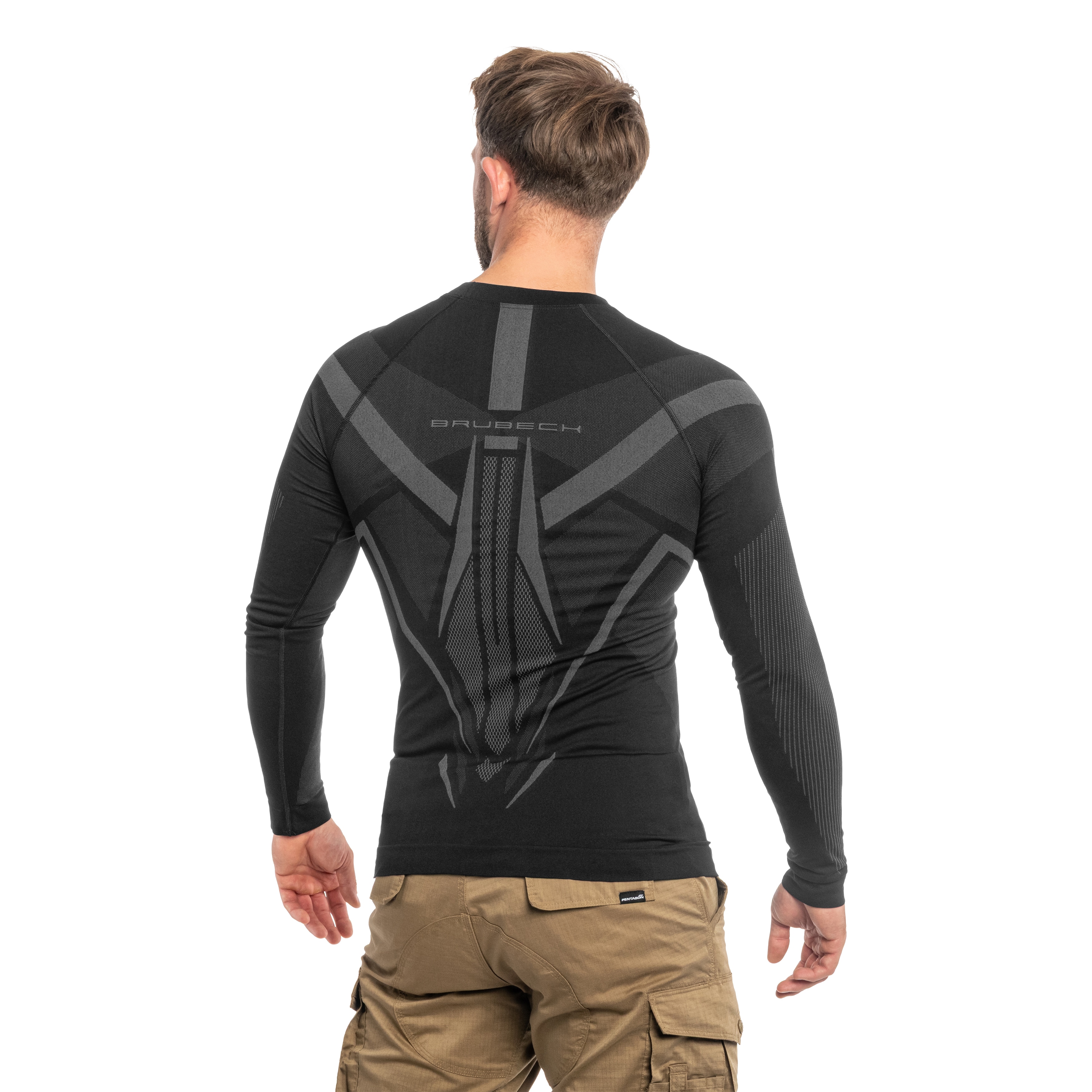 Brubeck Dry Thermal Shirt - Black/Graphite