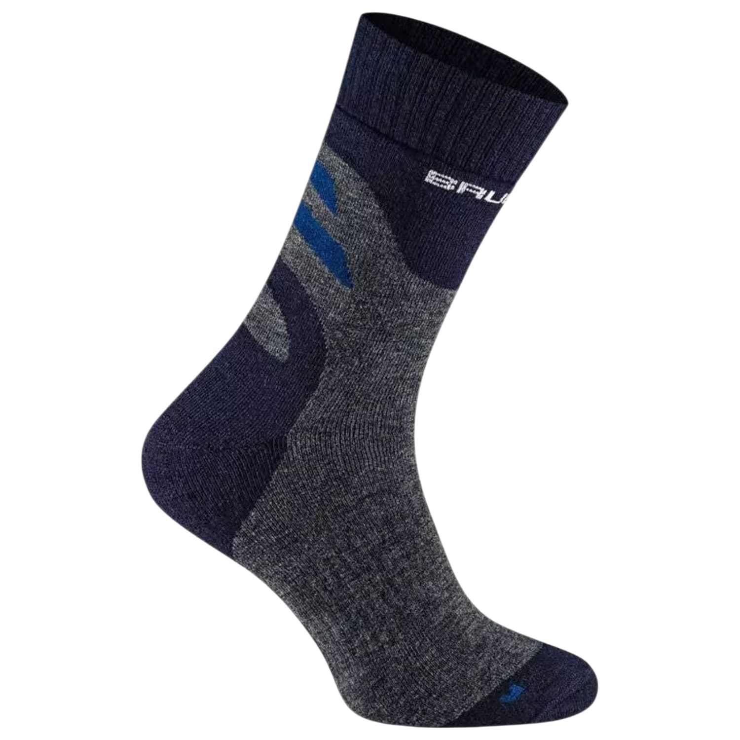 Skarpety Brubeck Trekking Merino - Grafitowe/Niebieskie