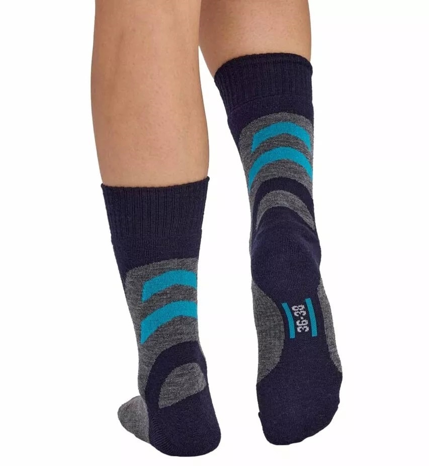 Skarpety damskie Brubeck Trekking Merino - Szare/Turkusowe
