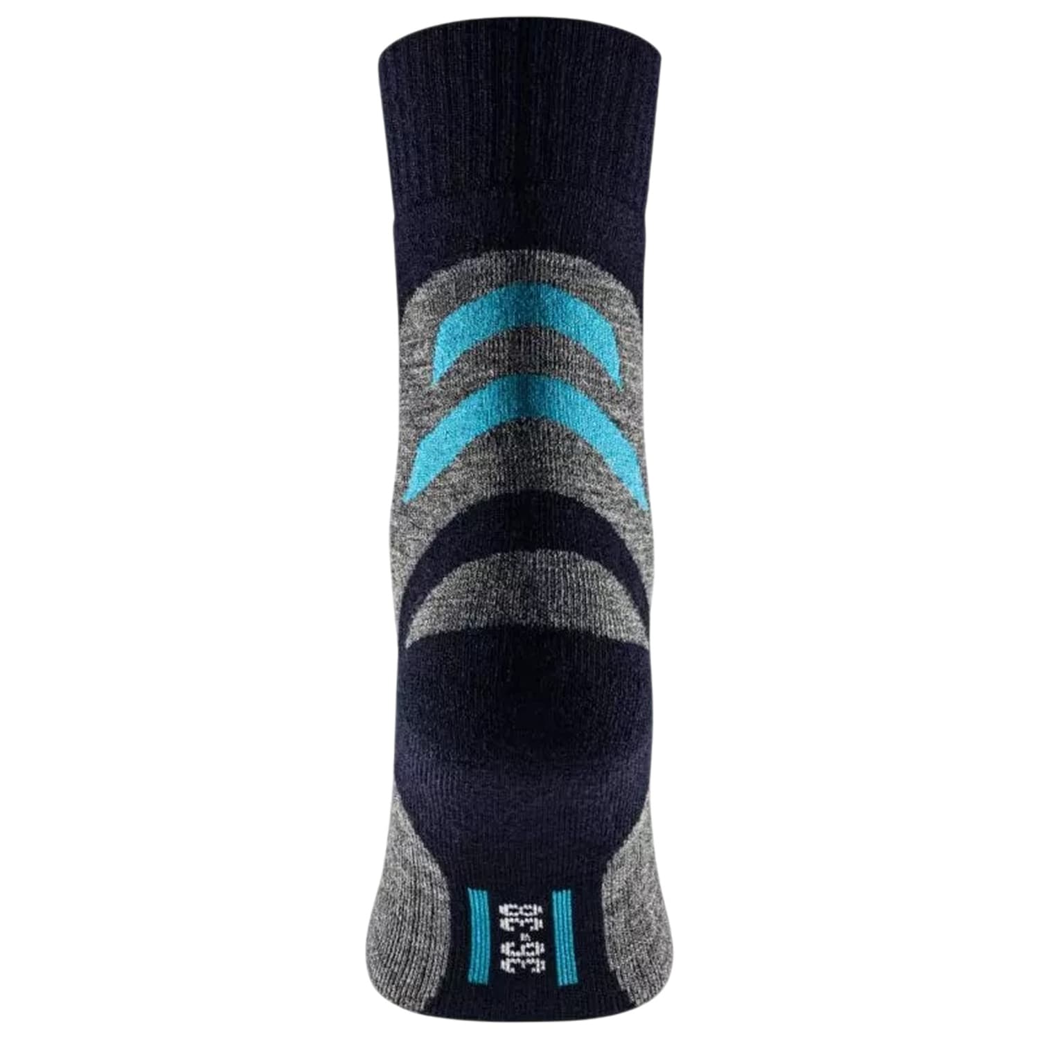 Skarpety damskie Brubeck Trekking Merino - Szare/Turkusowe