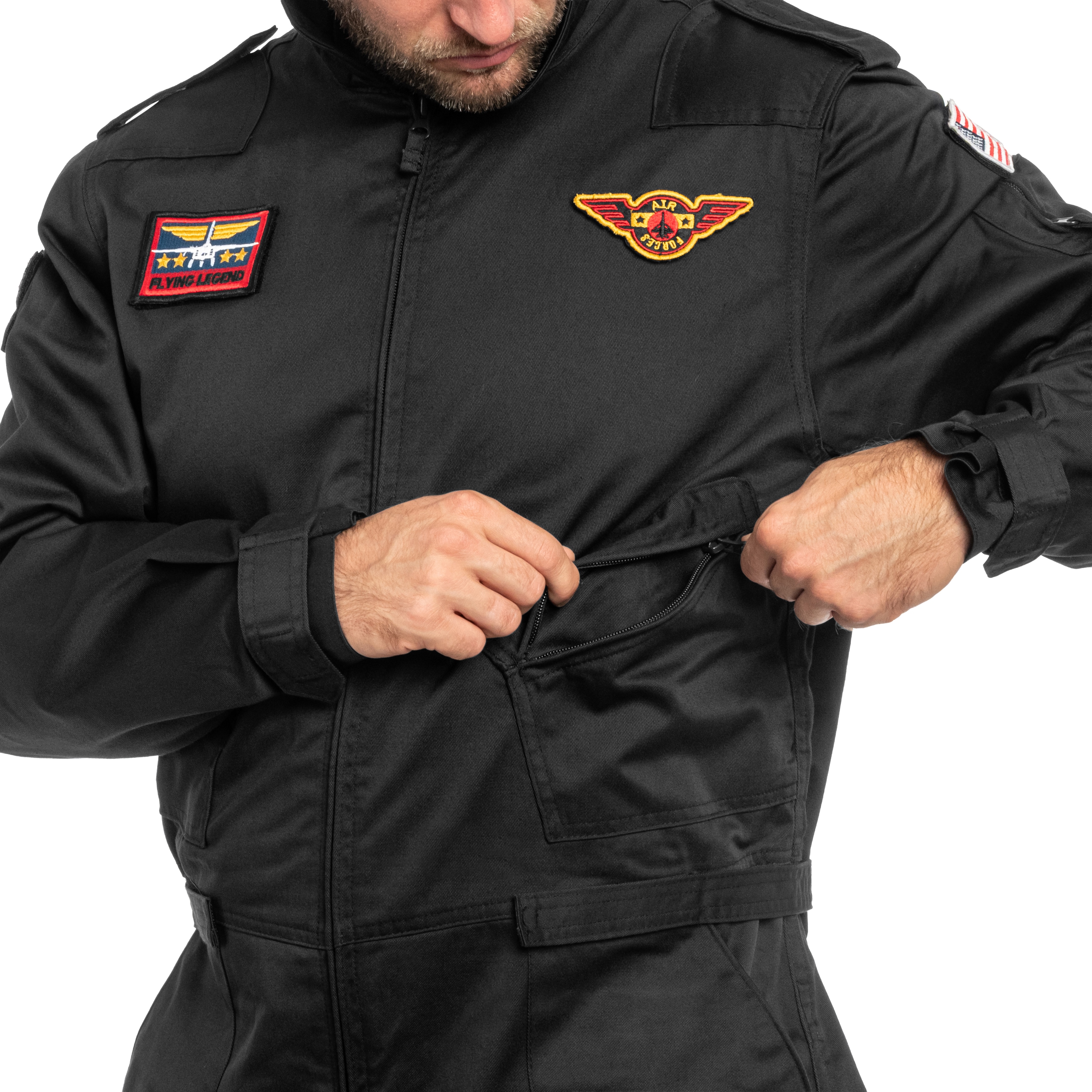 Kombinezon Brandit Pilot Suit - Black