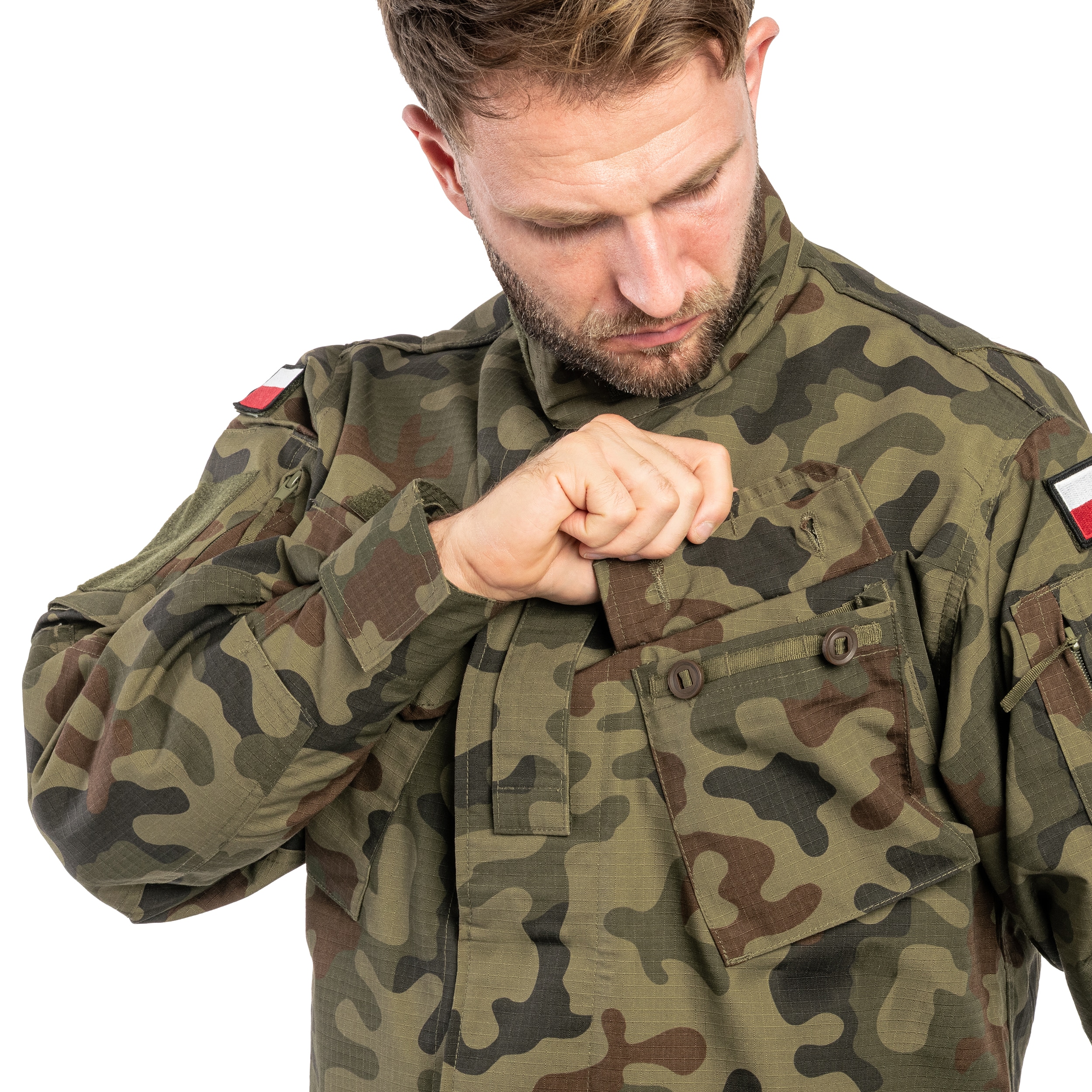 Bluza mundurowa MaxPro-Tech WZ 2019 Rip-Stop - wz.93 Pantera PL Woodland