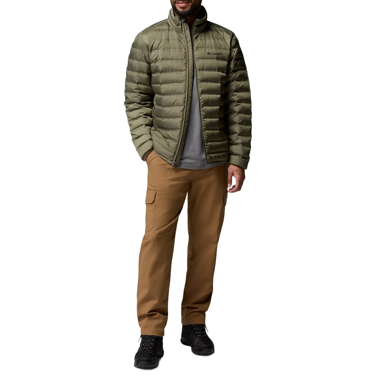 Kurtka Columbia Lake 22 II Down Jacket - Stone Green