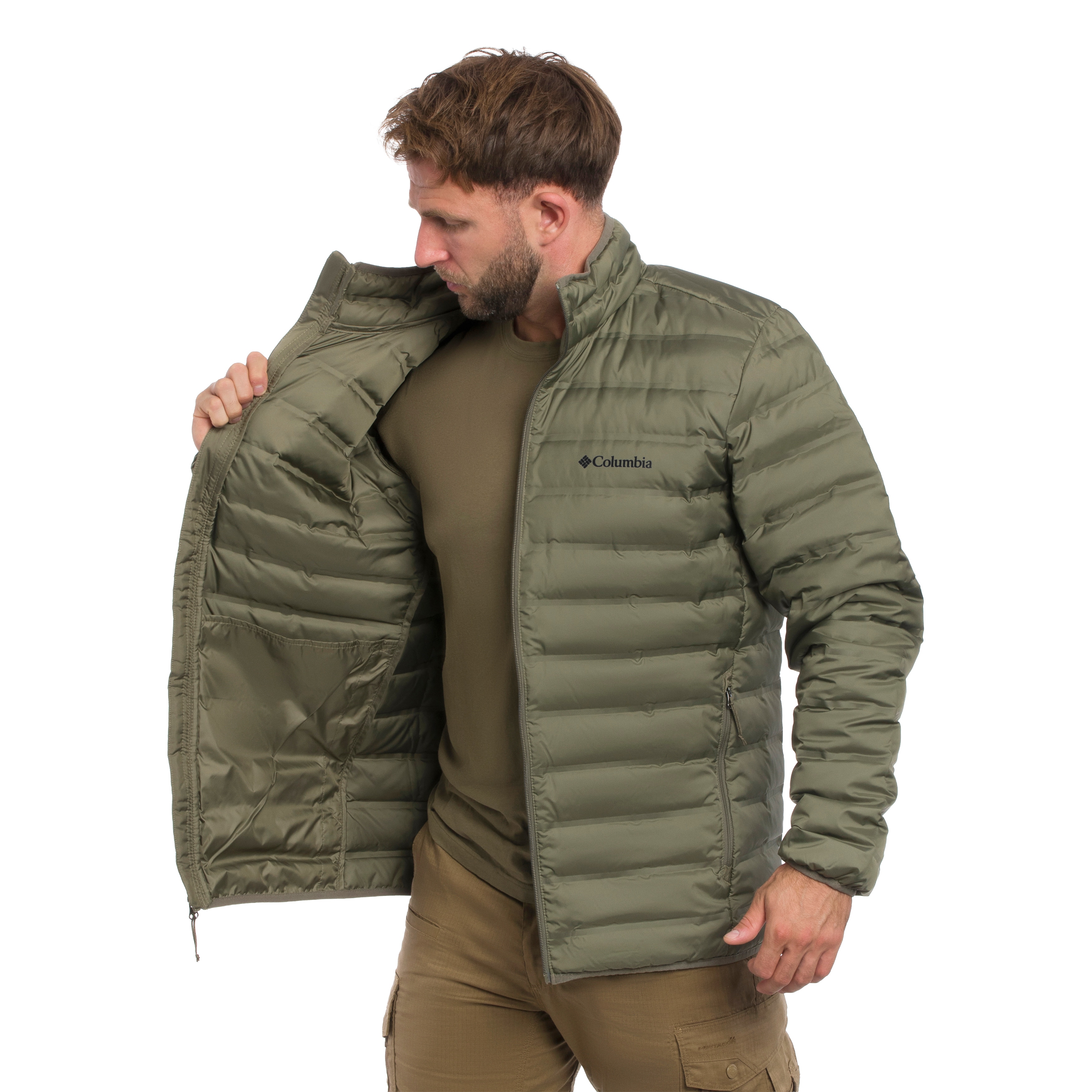 Kurtka Columbia Lake 22 II Down Jacket - Stone Green