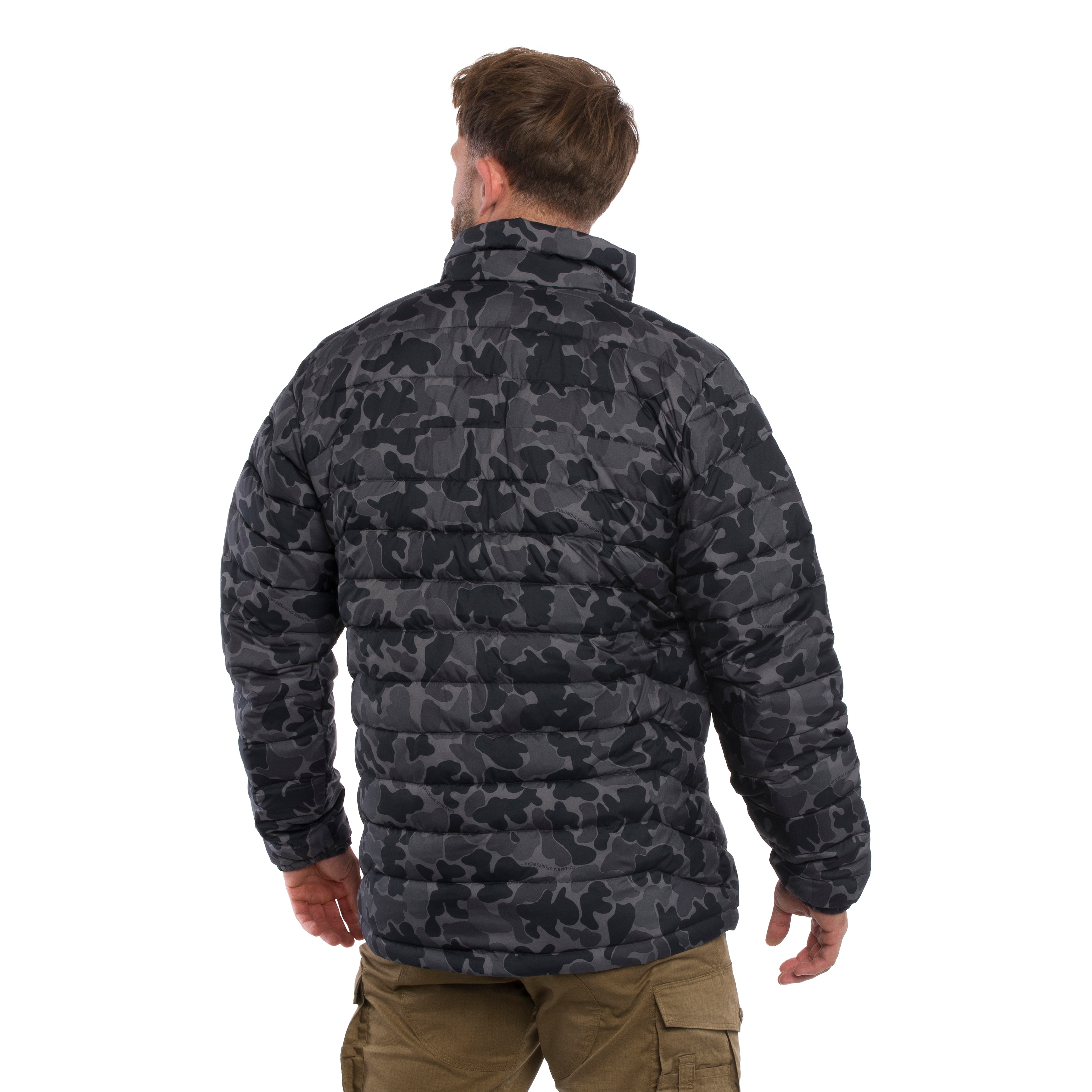 Columbia Powder Lite II Printed Jacket - Black Puzzle Camo