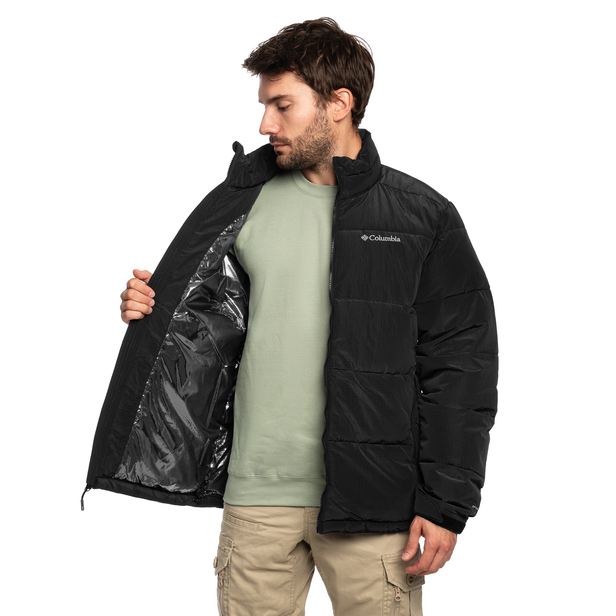 Kurtka Columbia Pike Lake II Novelty Jacket - Black