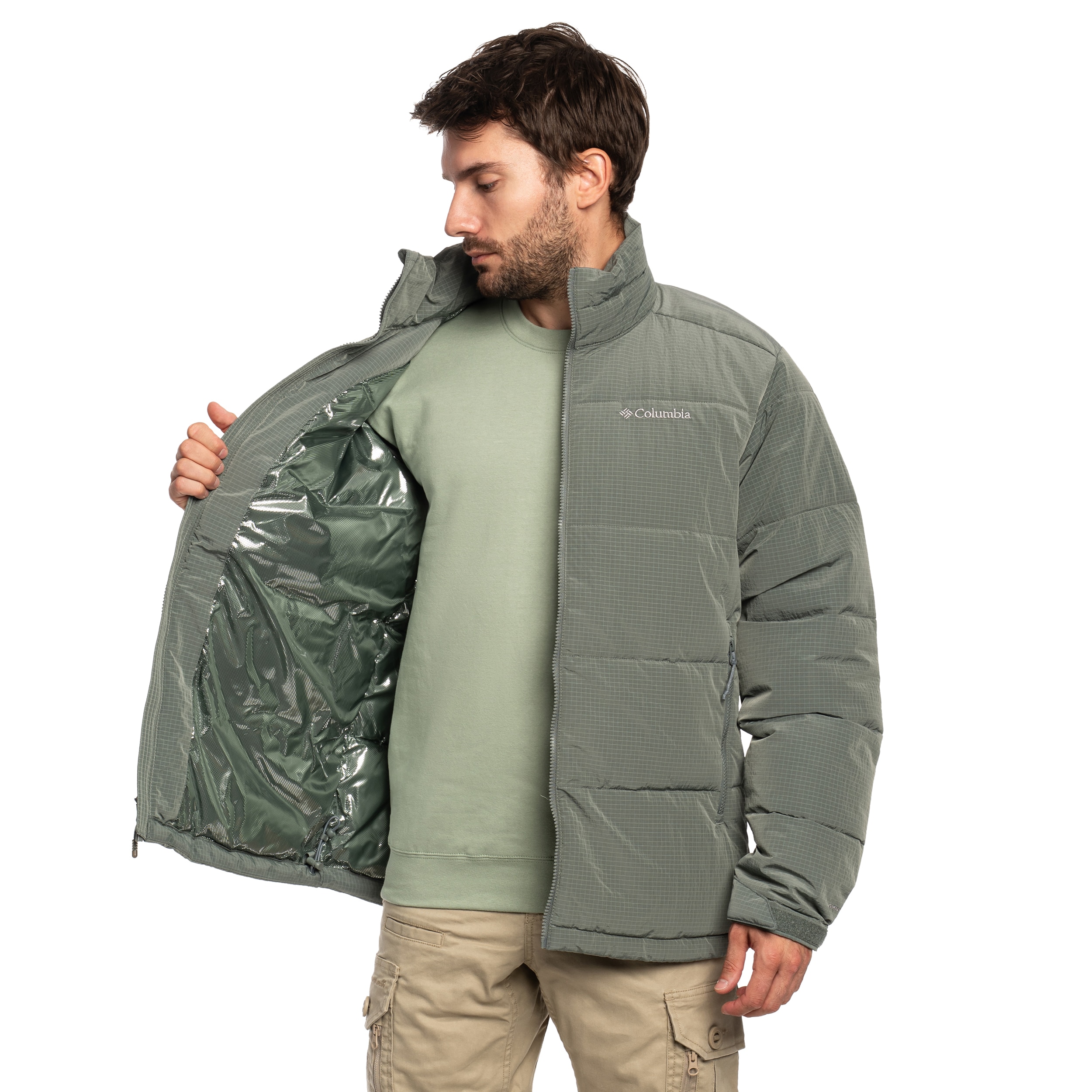 Kurtka Columbia Pike Lake II Novelty Jacket - Green