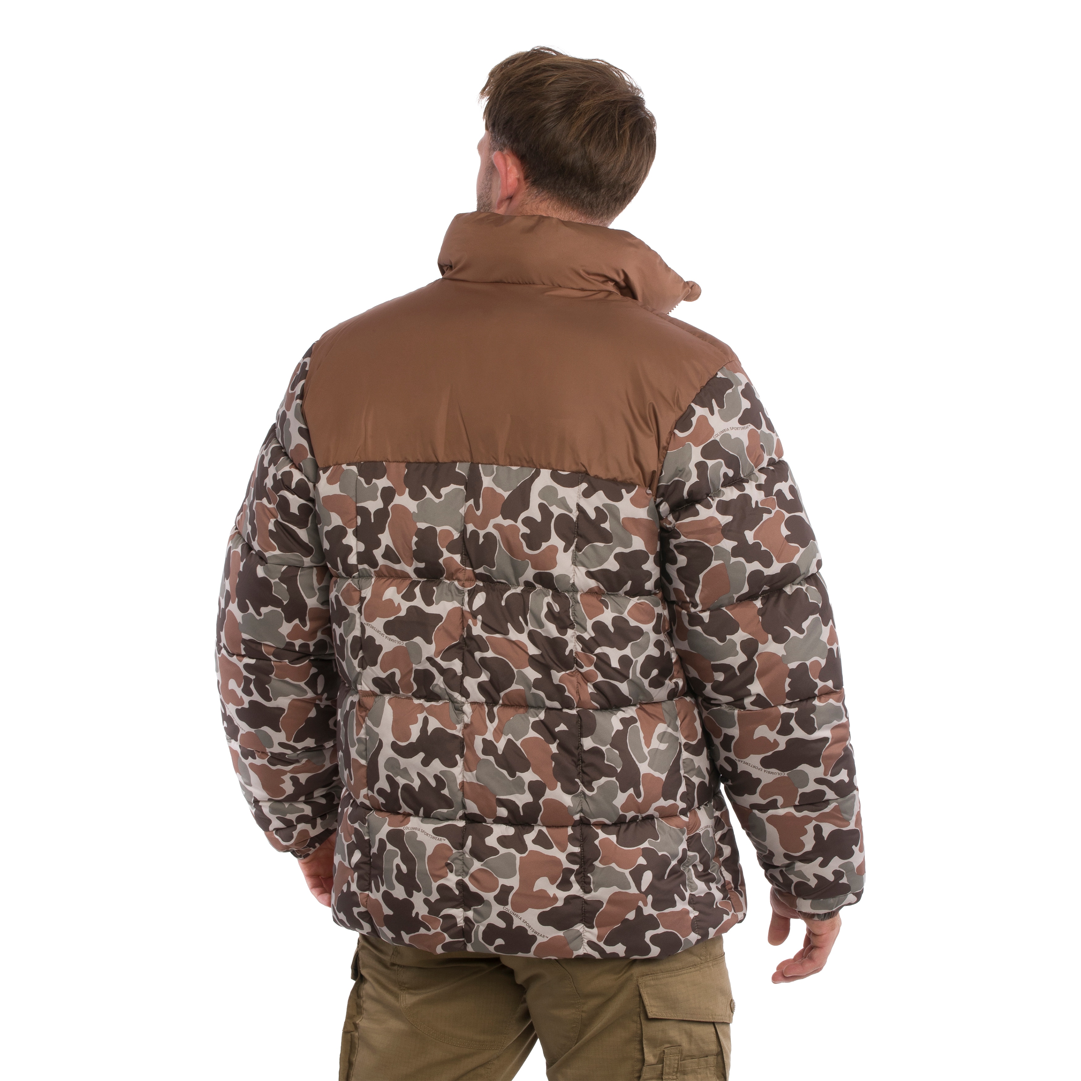 Kurtka Columbia Puffect IV Printed - Fossil Puzzle Camo/Otter Brown
