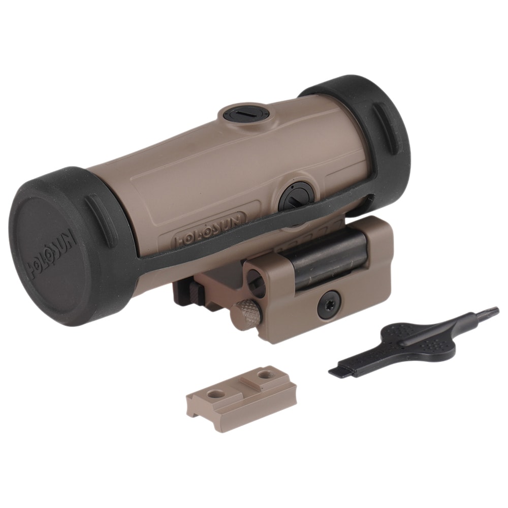Luneta typu magnifier Holosun HM3X 3X z montażem Flip & QD - FDE