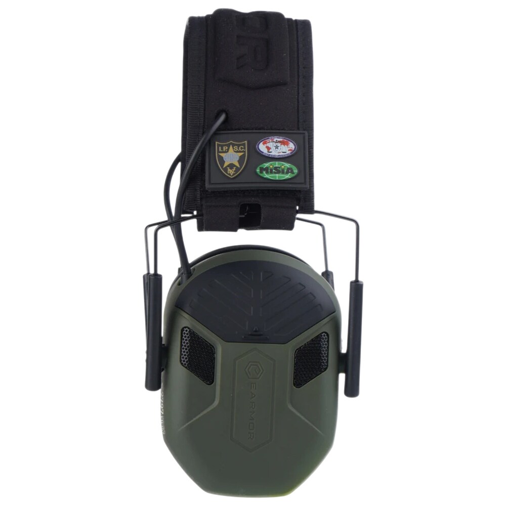 Ochronniki słuchu aktywne Earmor M300X IPSC - Foliage Green