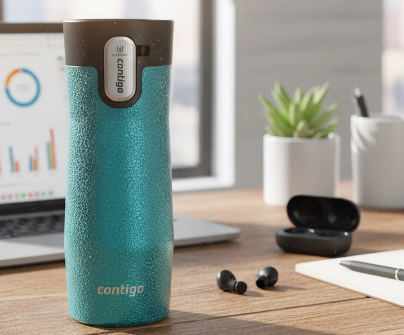 Термокухоль Contigo West Loop 3.0 470 ml - Crystal  Juniper Emea