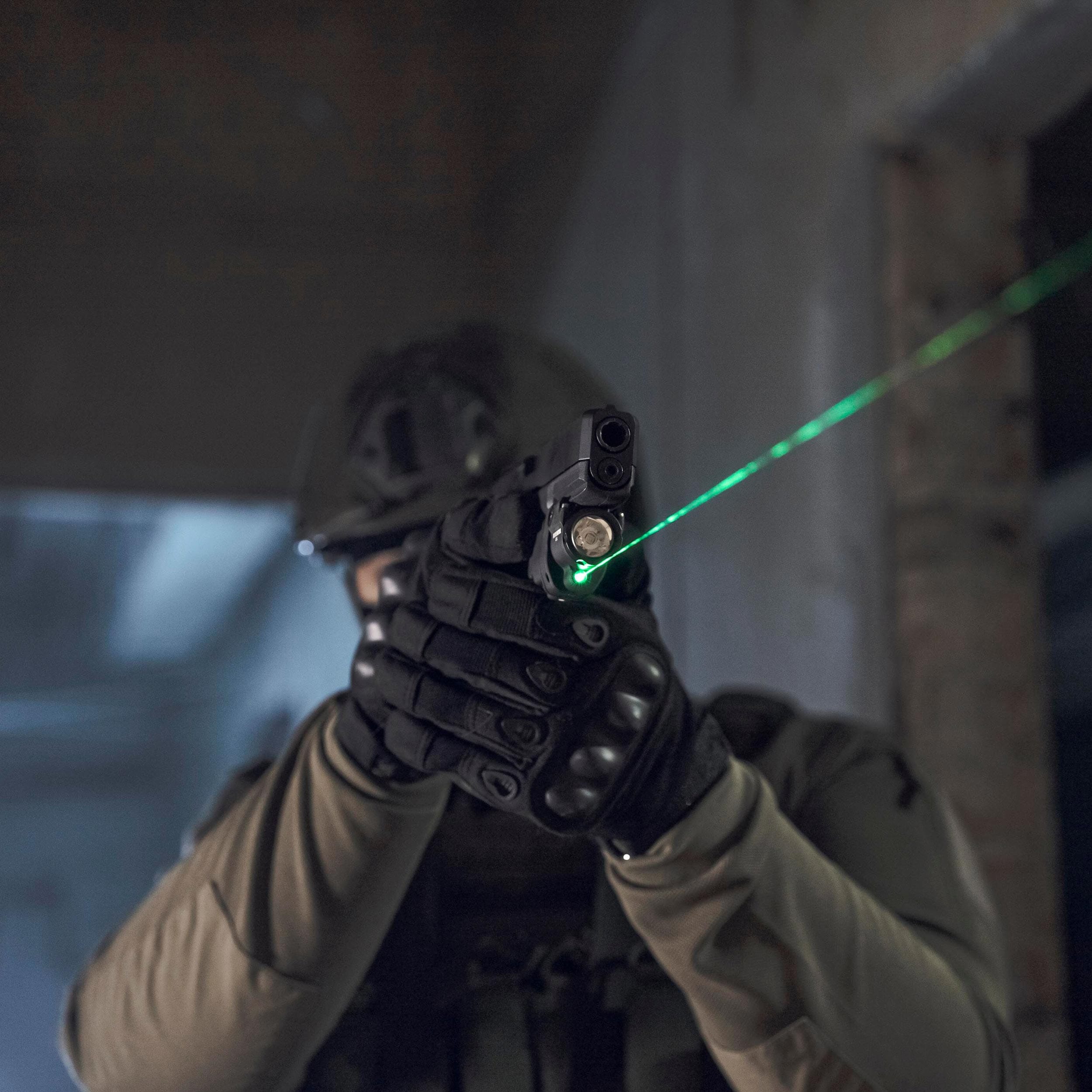 Armytek Roundel C1L Weapon Light with Laser Sight - 800 Lumens