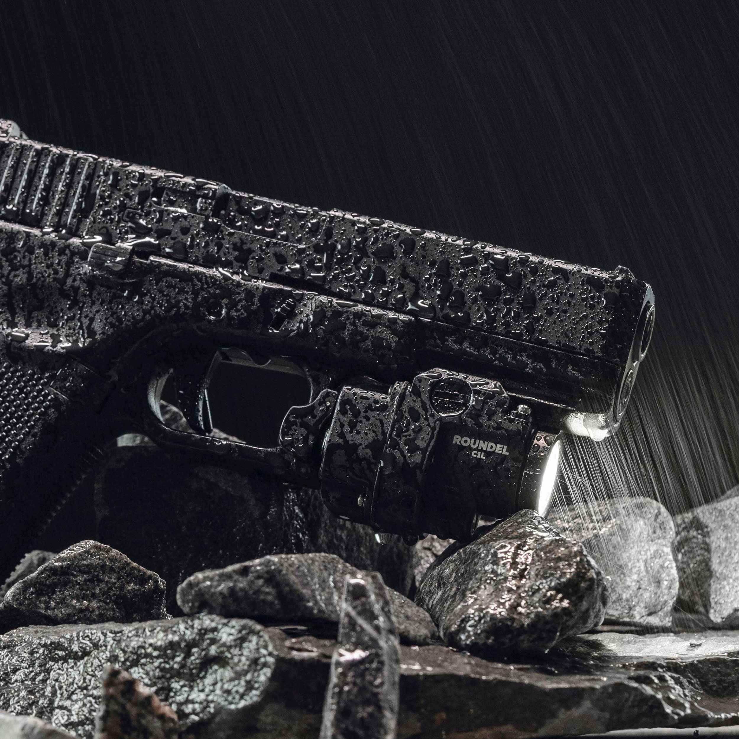 Armytek Roundel C1L Weapon Light with Laser Sight - 800 Lumens