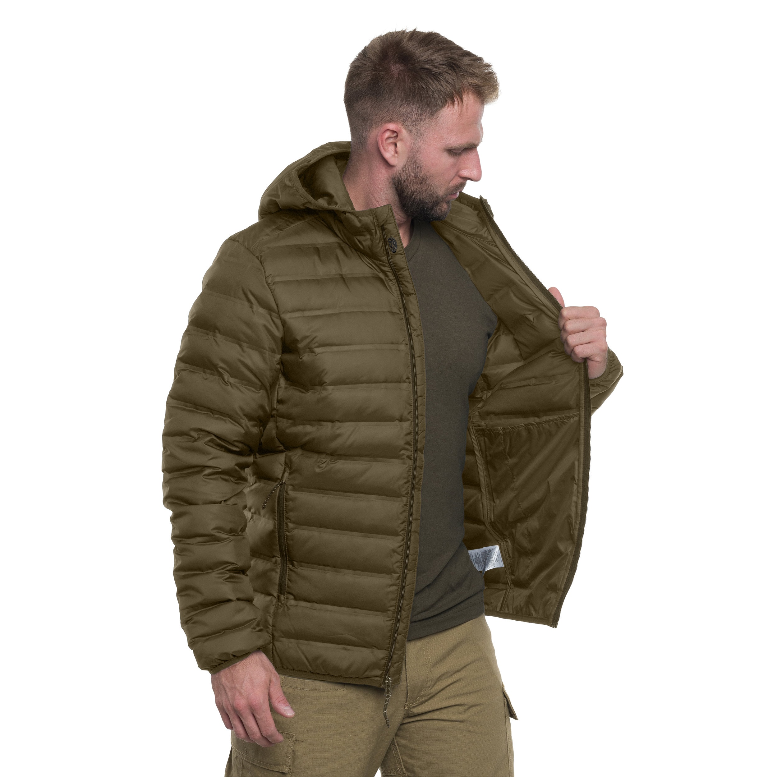 Columbia Lake 22 II Down Hooded Jacket - Stone Green