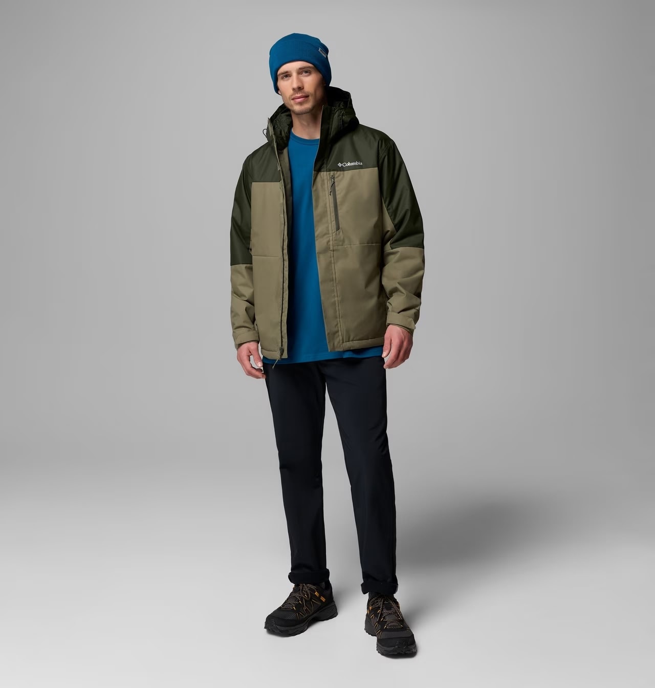 Kurtka Columbia Hikebound II Insulated Waterproof Jacket - Stone Green/Greenscape