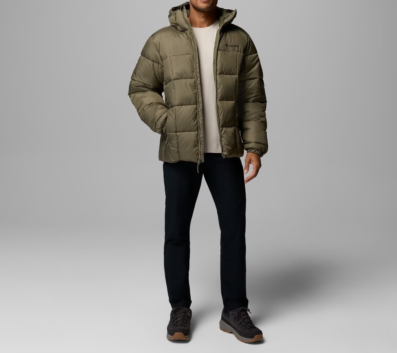 Kurtka Columbia Puffect IV Hooded Puffer - Stone Green
