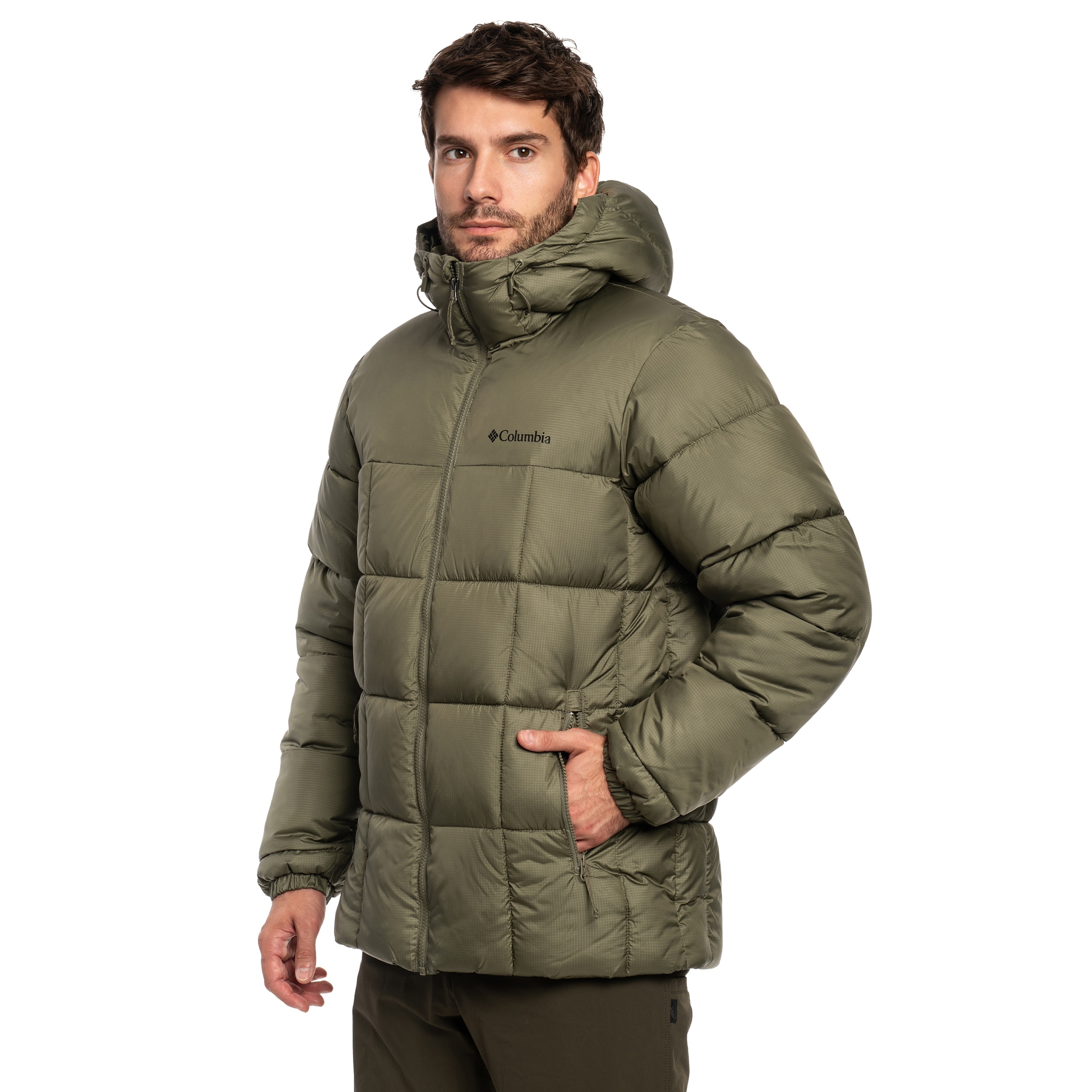 Kurtka Columbia Puffect IV Hooded Puffer - Stone Green