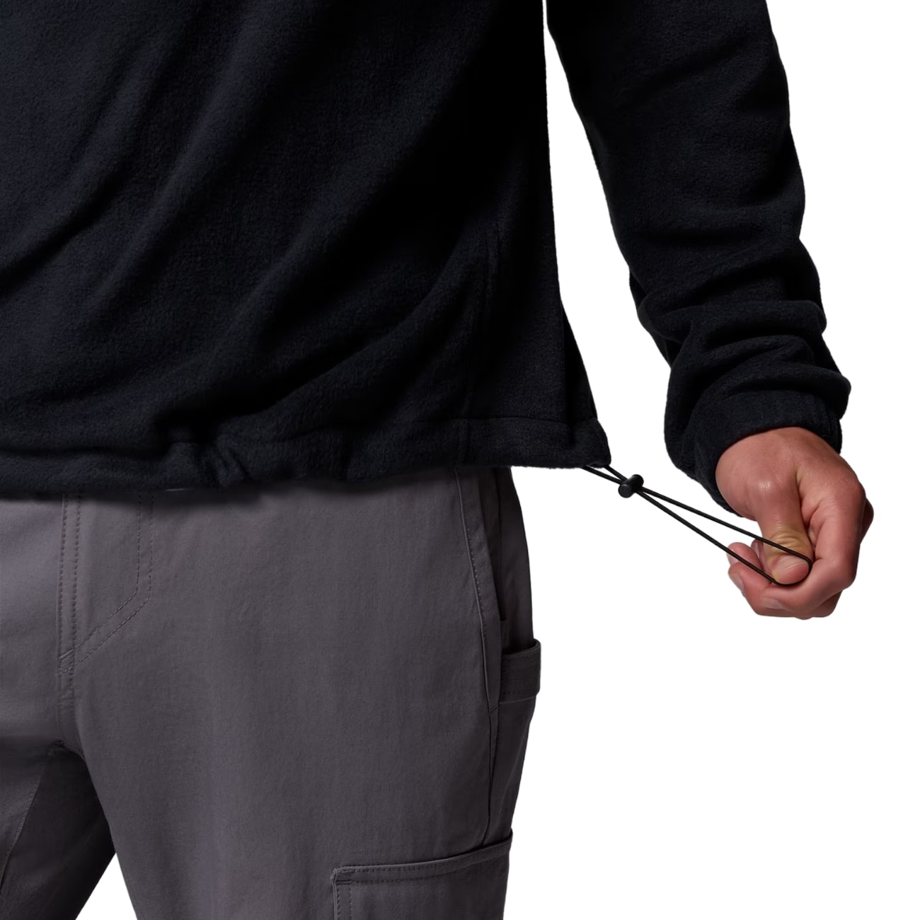 Polar Columbia Steens Mountain Half Zip Fleece Pullover - Black