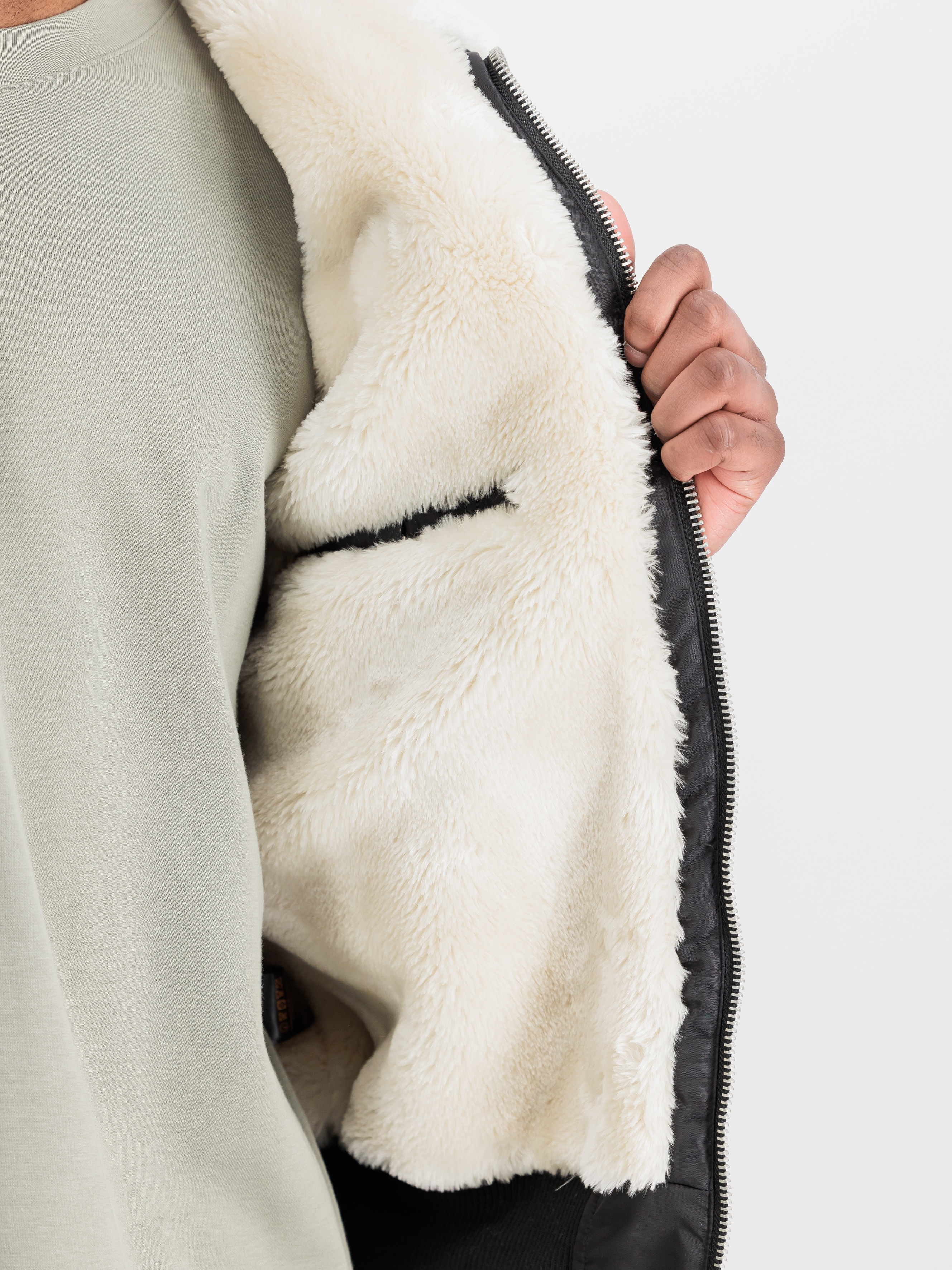 Kurtka Alpha Industries B15-3 TT - Black/Beige