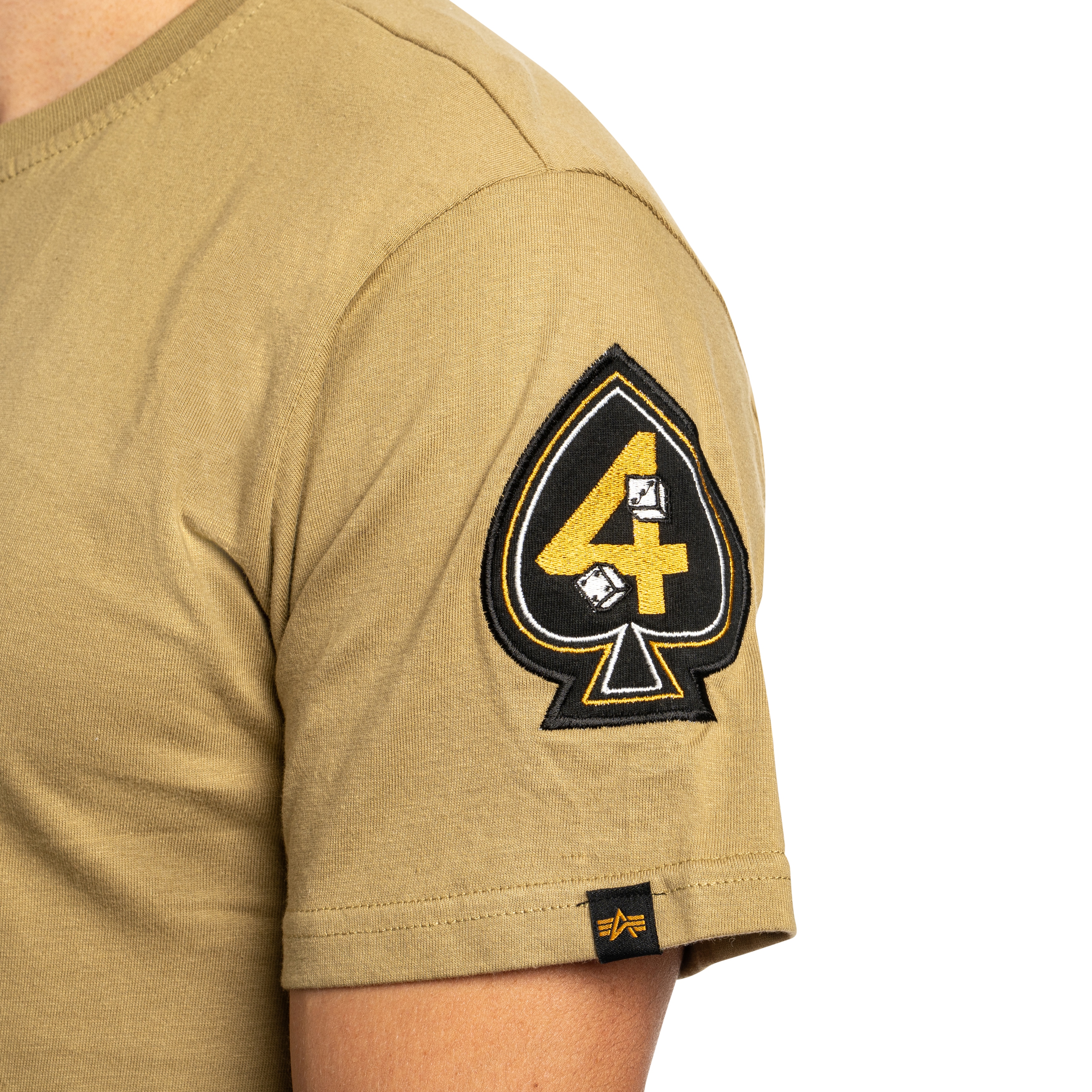 Koszulka T-shirt Alpha Industries Black Devils - Light Olive