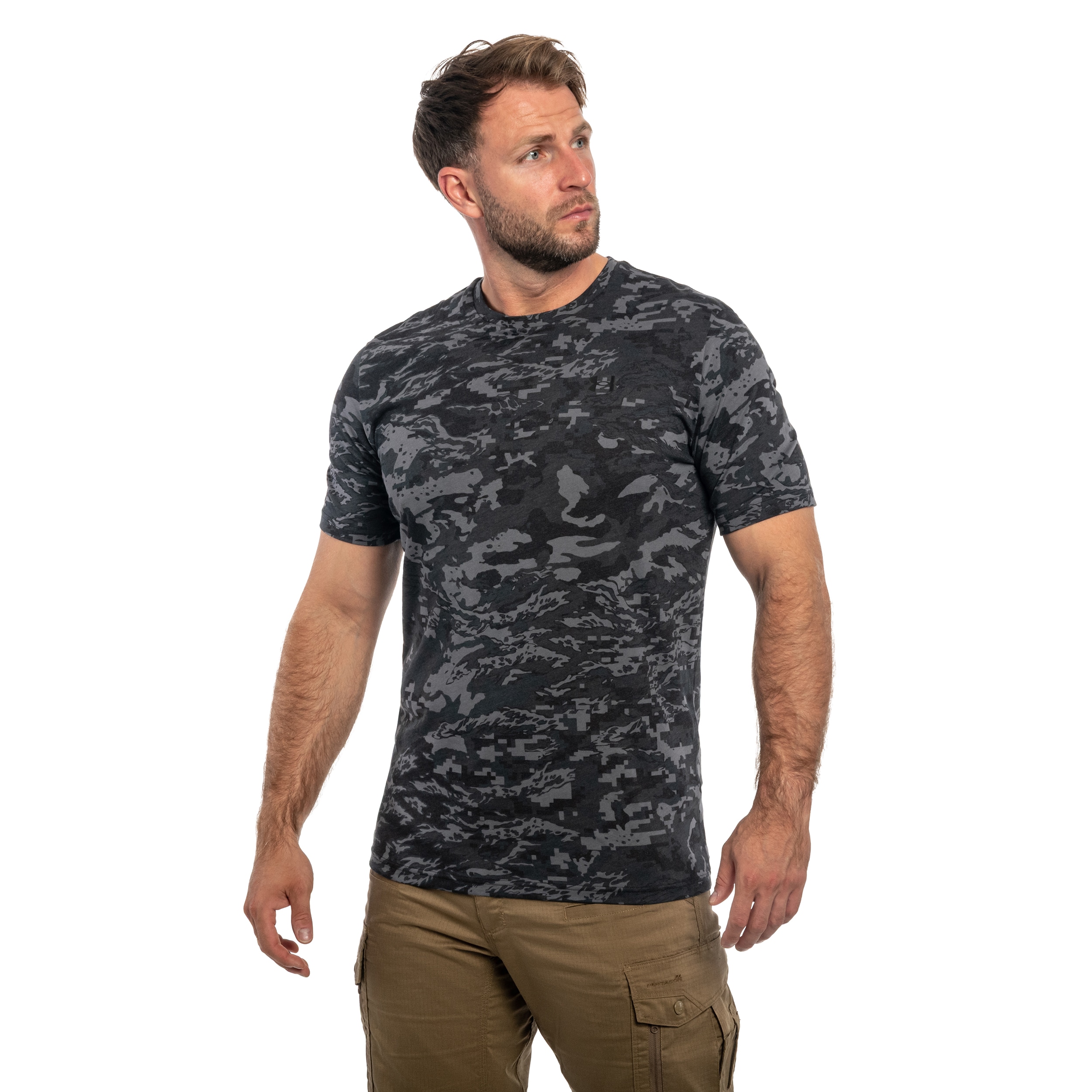 Koszulka T-shirt Under Armour ABC Camo - Black