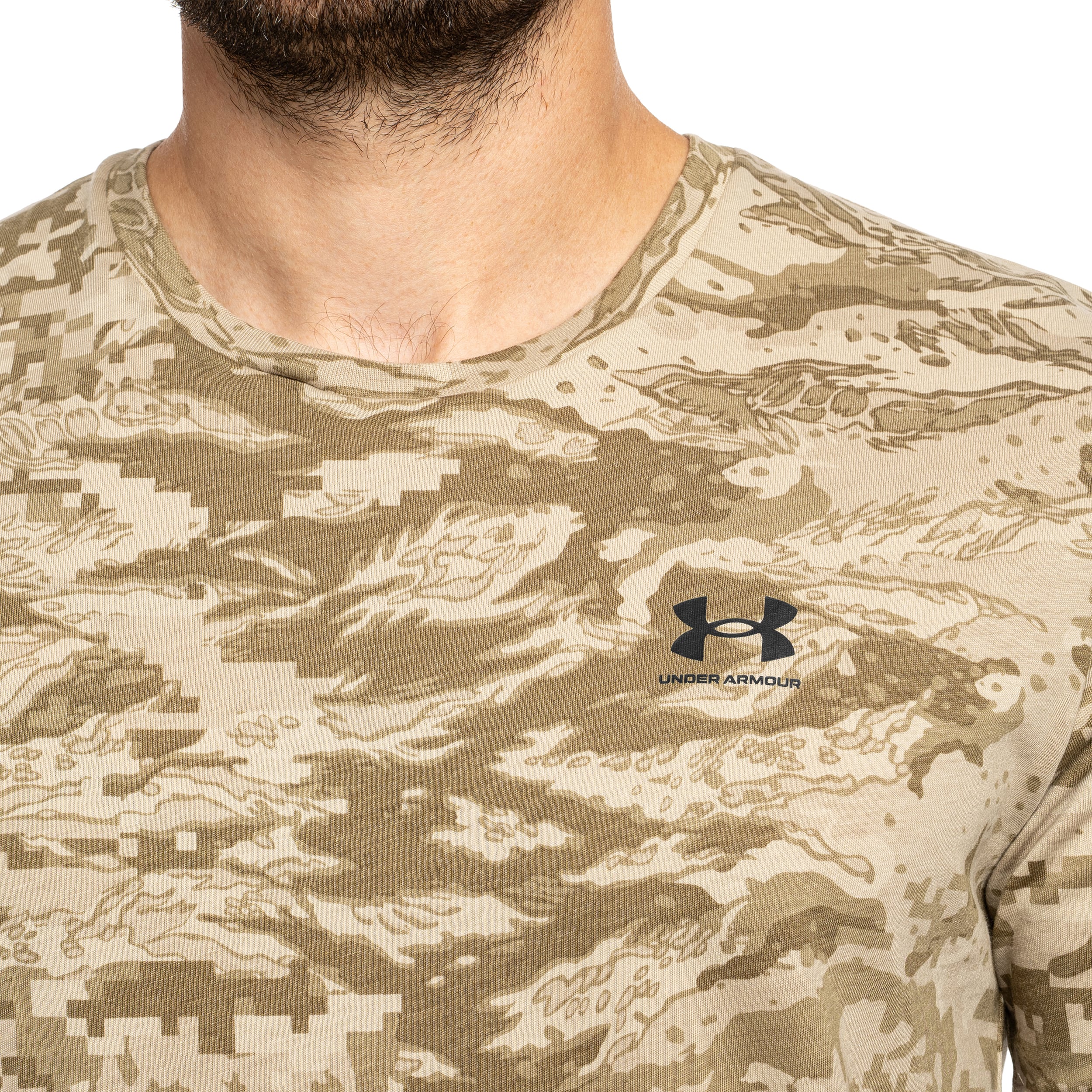 Koszulka T-shirt Under Armour ABC Camo - City Khaki/Black