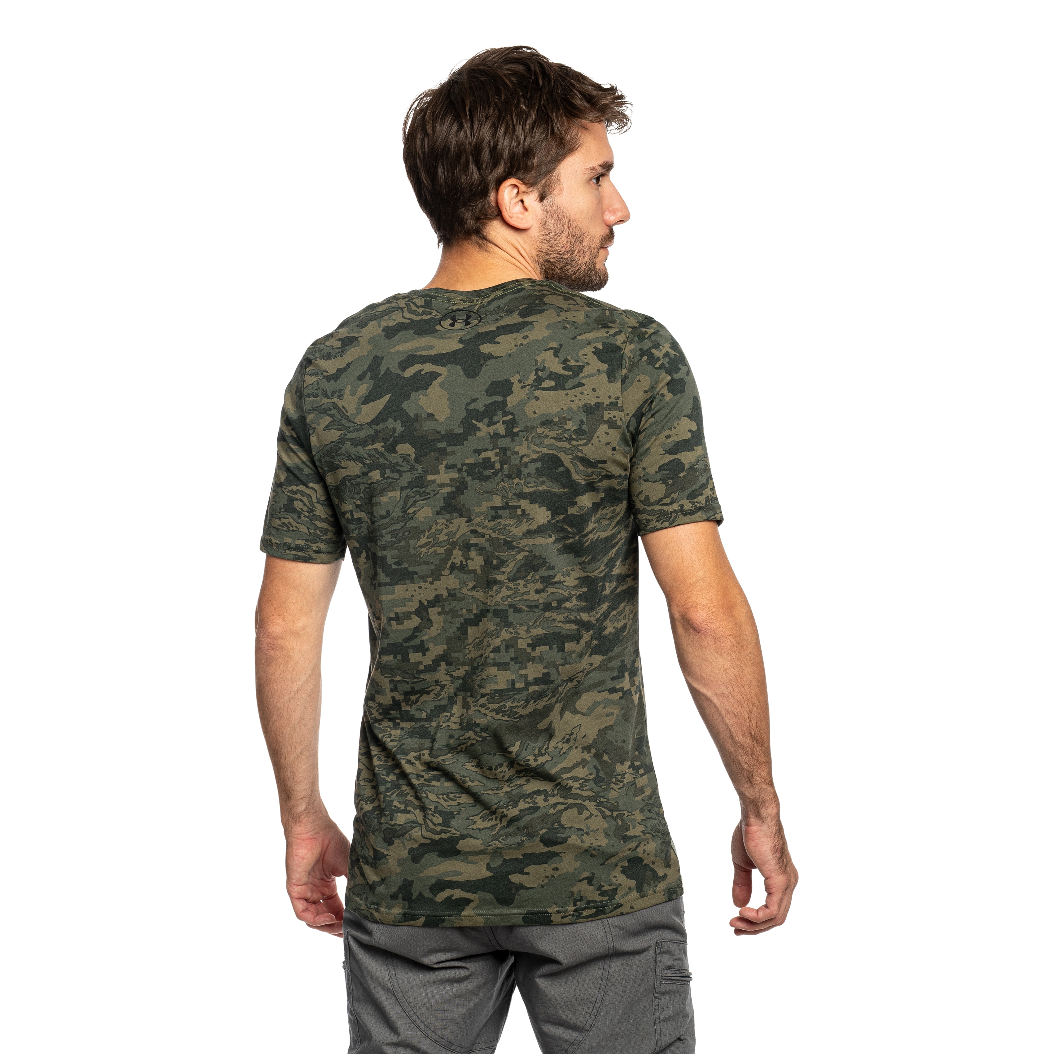 Koszulka T-shirt Under Armour ABC Camo - Marine OD Green/Black