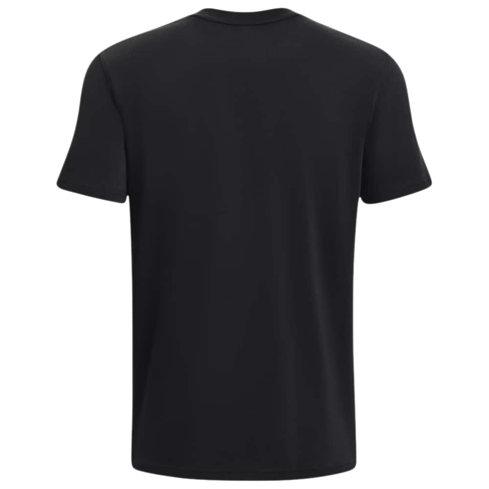 Koszulka T-shirt Under Armour Logo Embroidered Heavyweight - Black/White