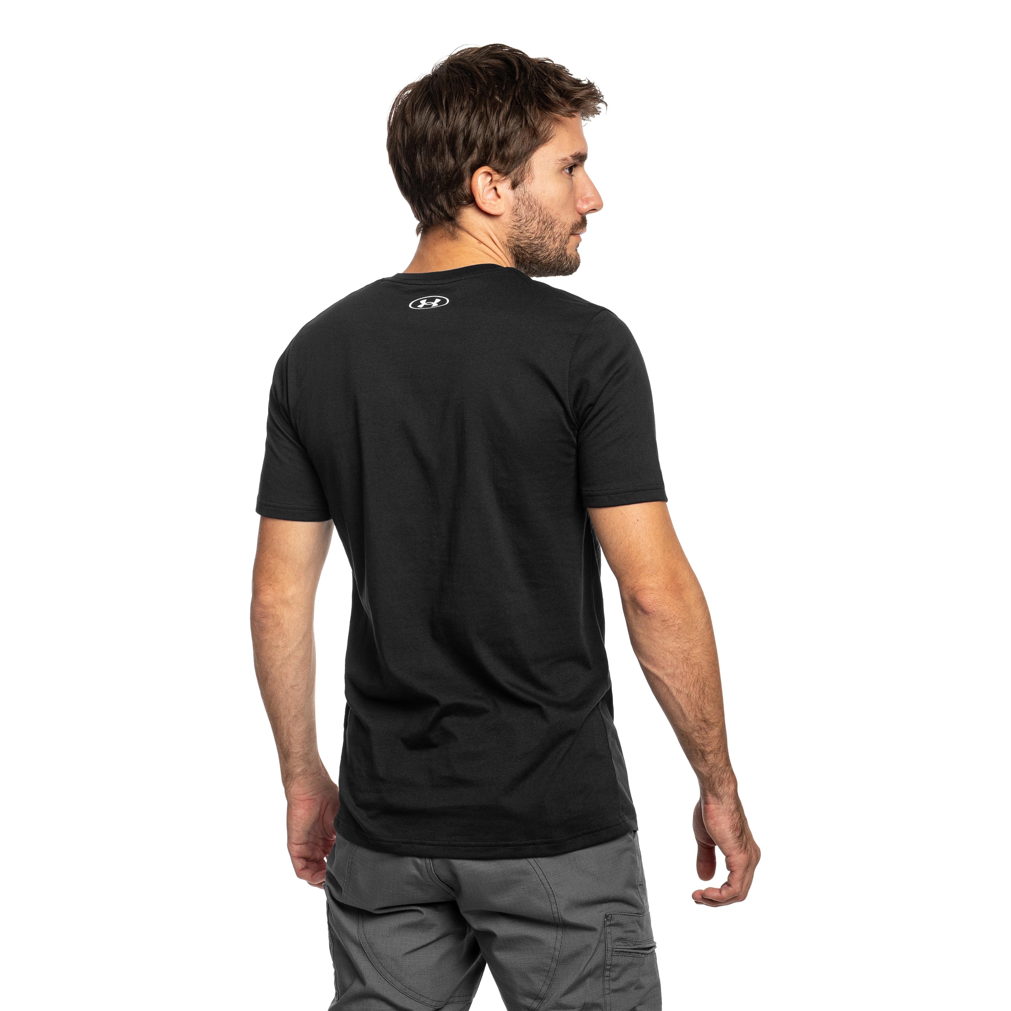 Koszulka T-shirt Under Armour Logo - Black/White