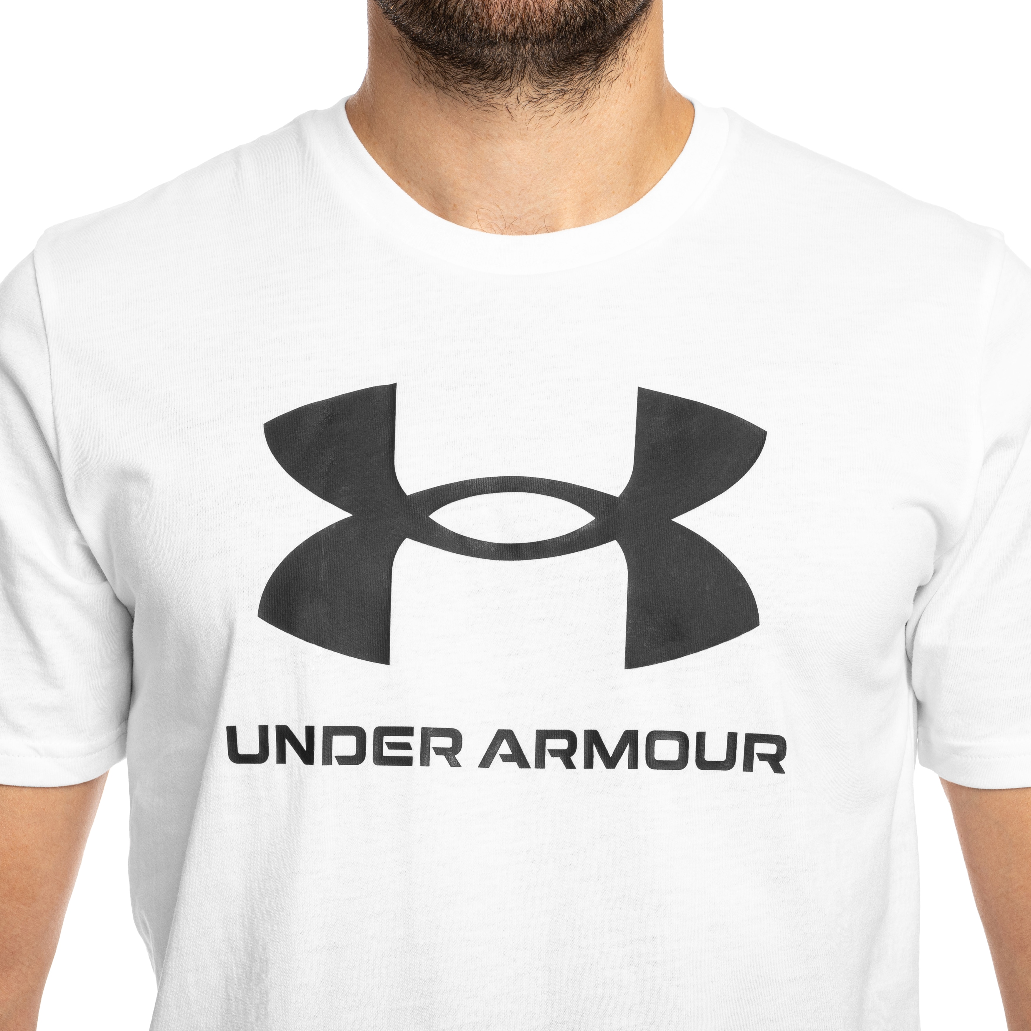 Koszulka T-shirt Under Armour Logo - White/Black