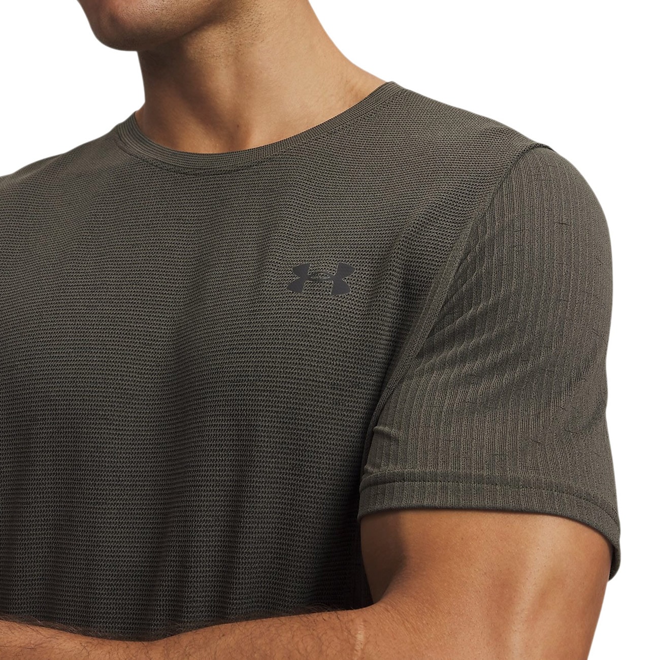 Koszulka T-shirt Under Armour Vanish Seamless - Marine OD Green/Ultimate Black