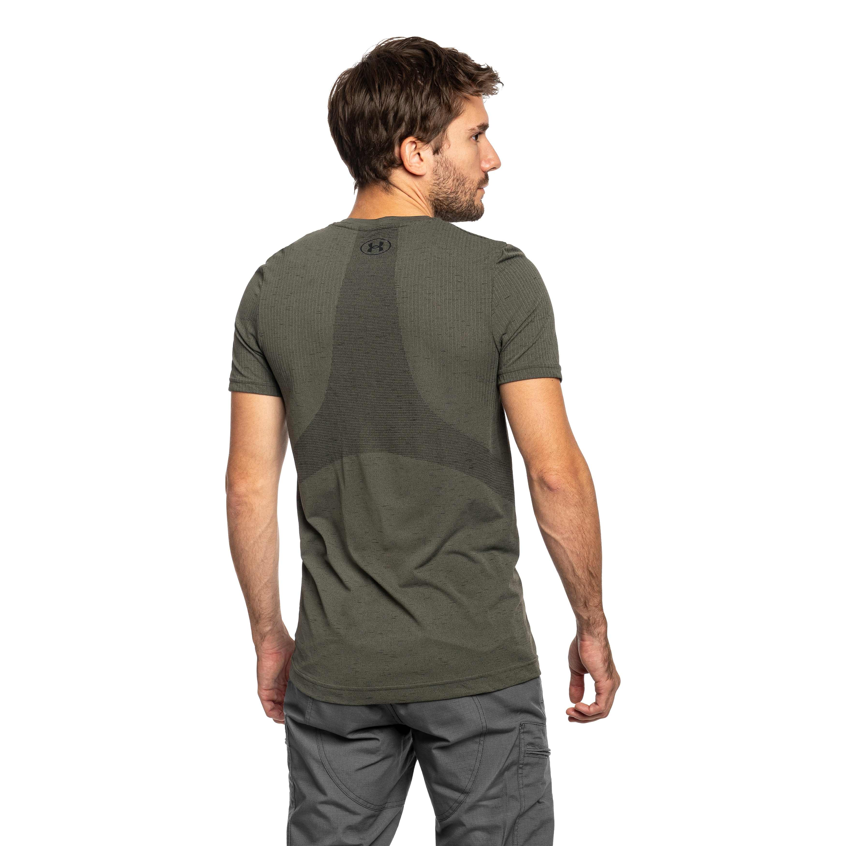Футболка Under Armour Vanish Seamless - Marine OD Green/Ultimate Black
