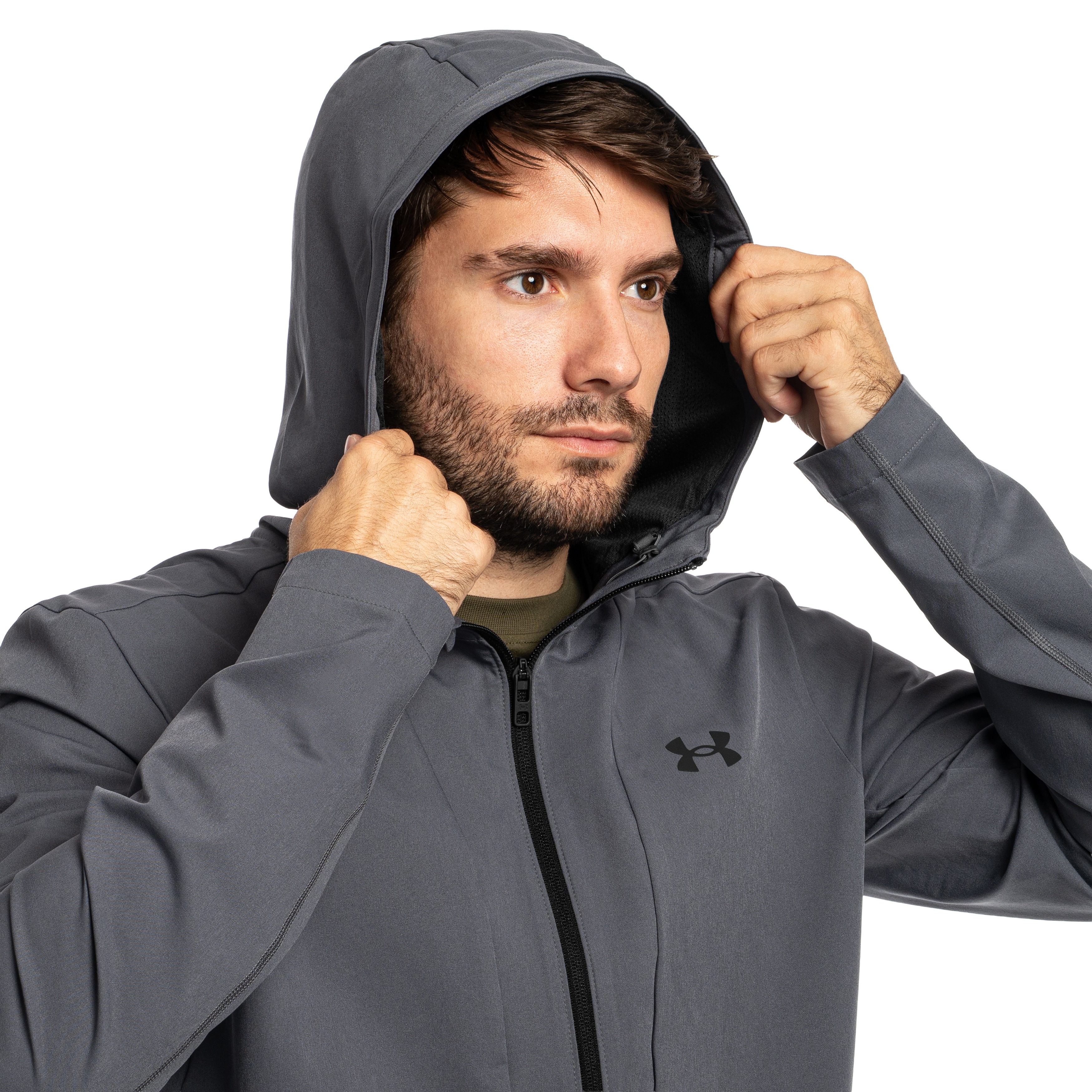 Куртка Under Armour Unstoppable Woven - Castlerock/Black